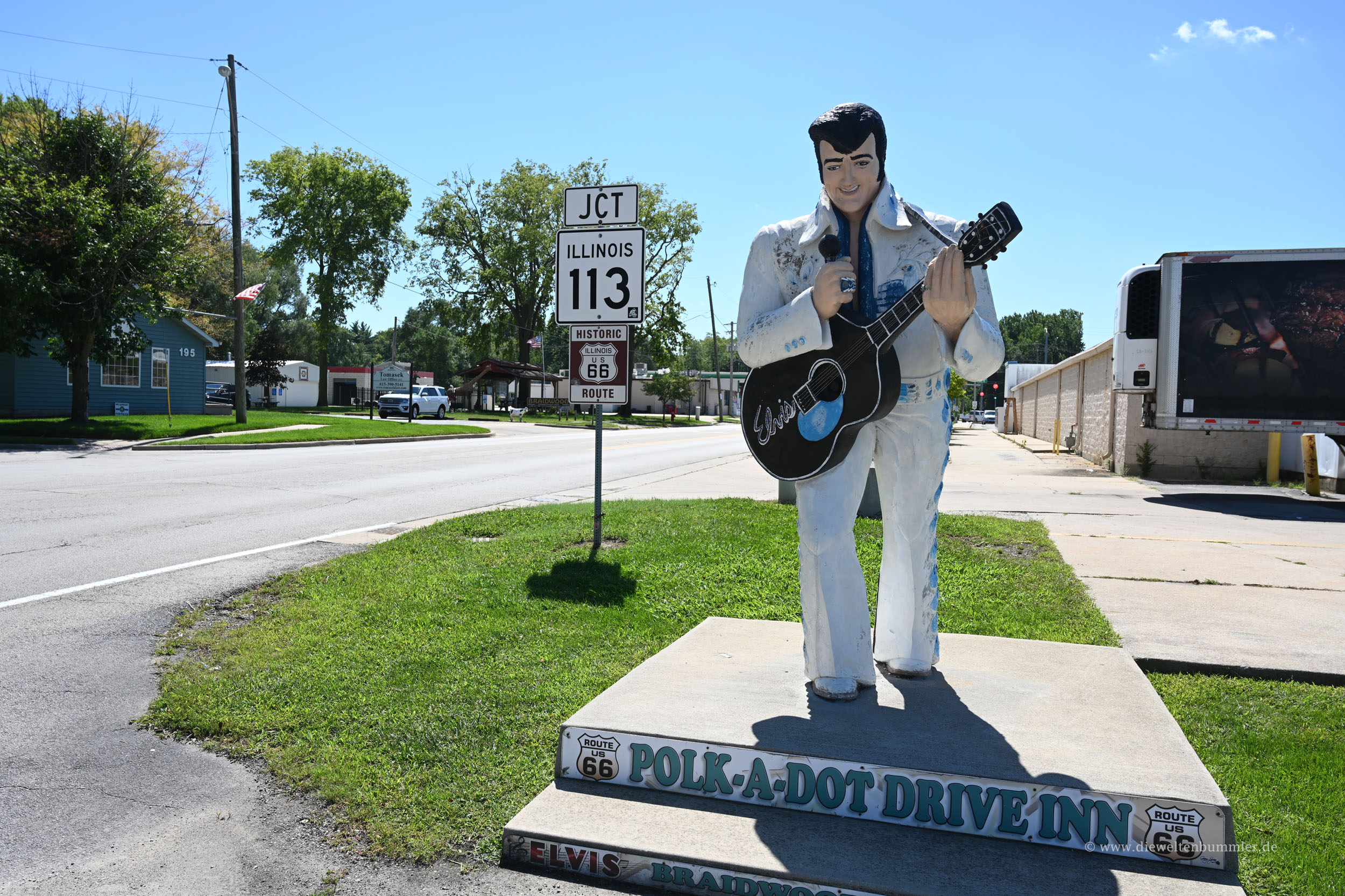 Elvis an der Route 66