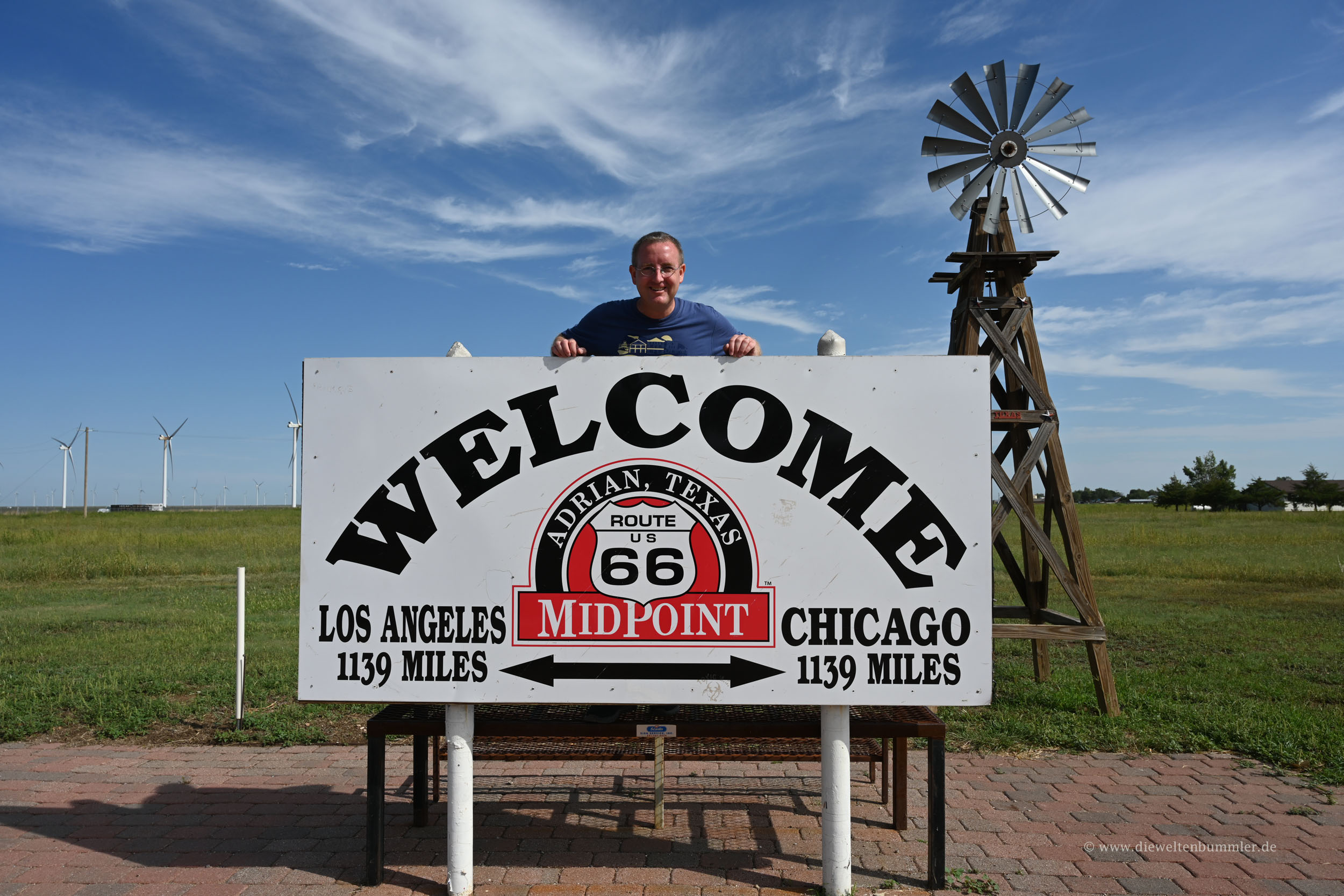 Michael Moll an der Route 66
