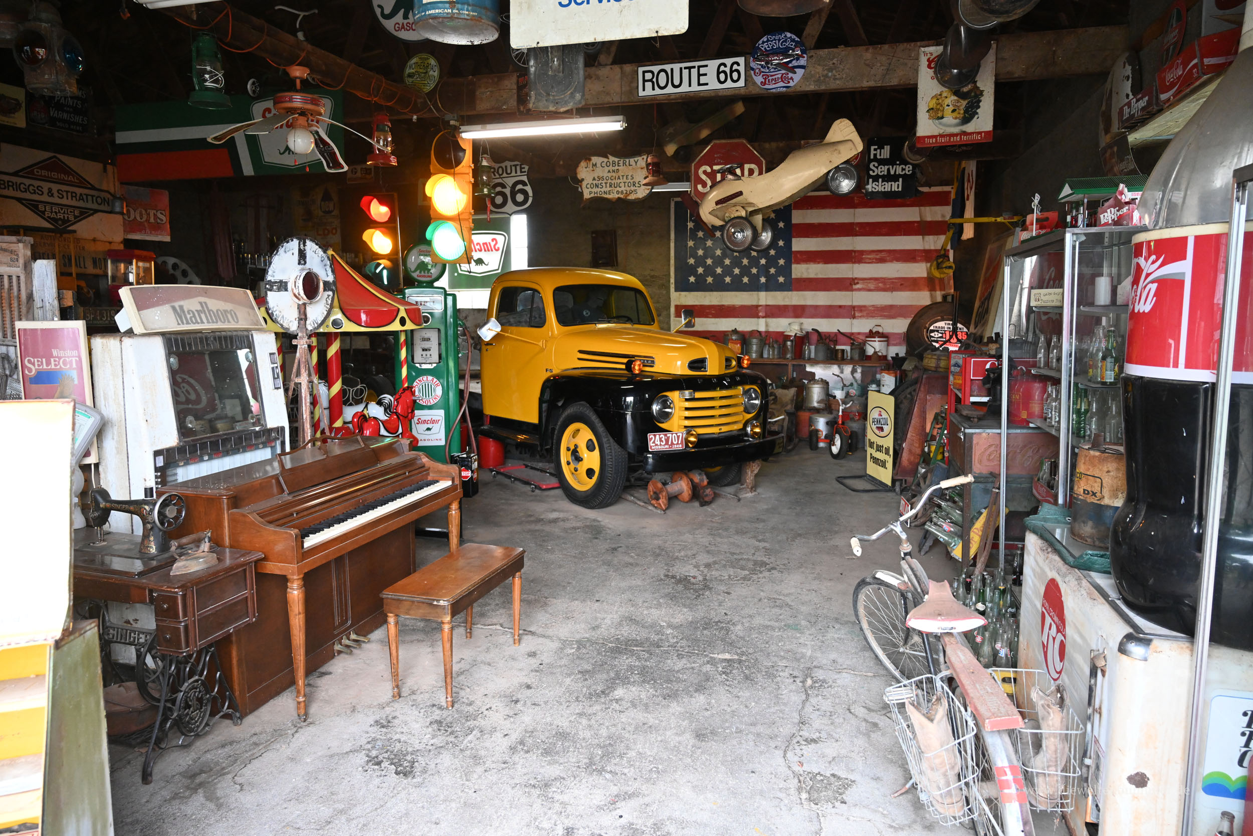 Sammelsurium in der Garage