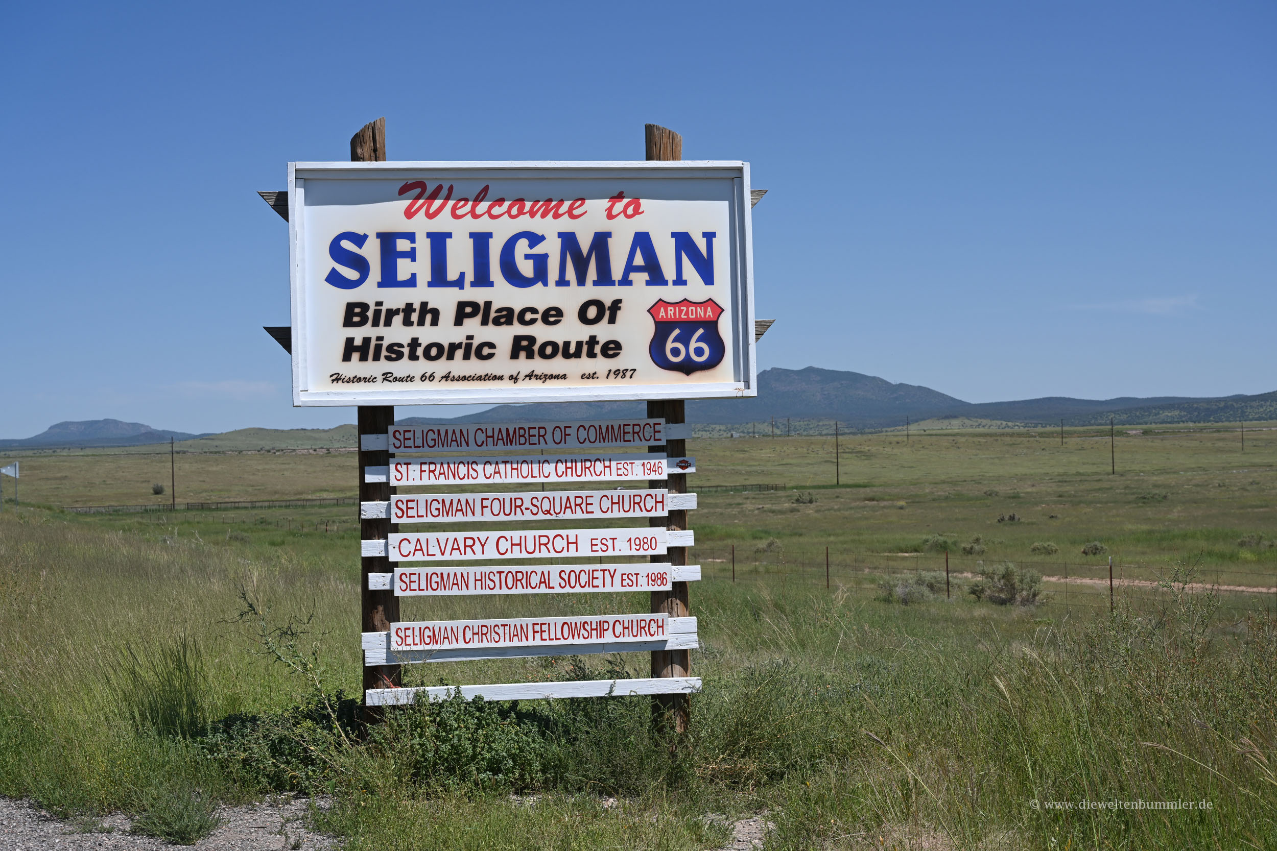 Seligman - Geburtsort der Route 66