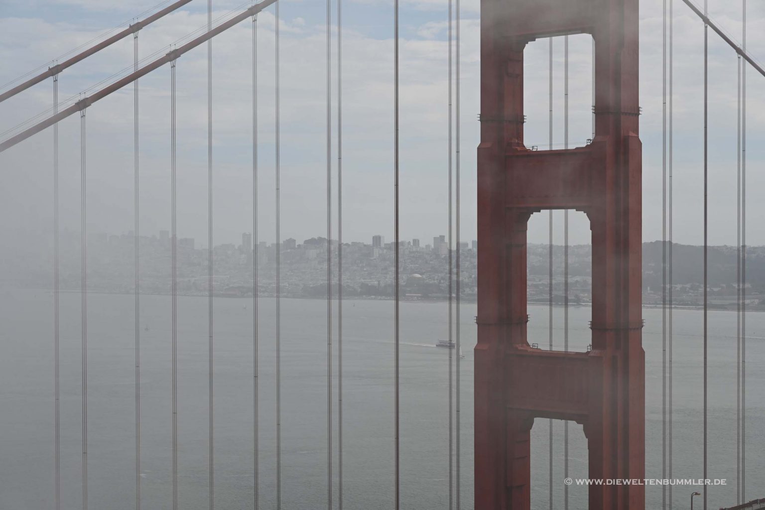 San Francisco im Hintergrund