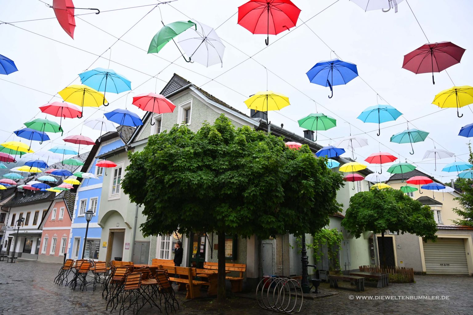 Regenschirme in Waidhofen
