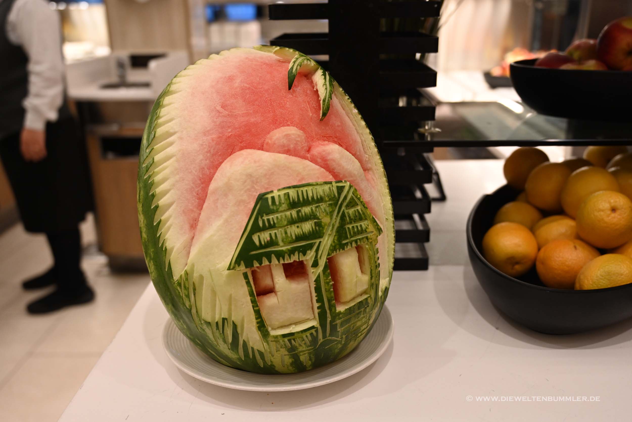 Geschnitzte Melone