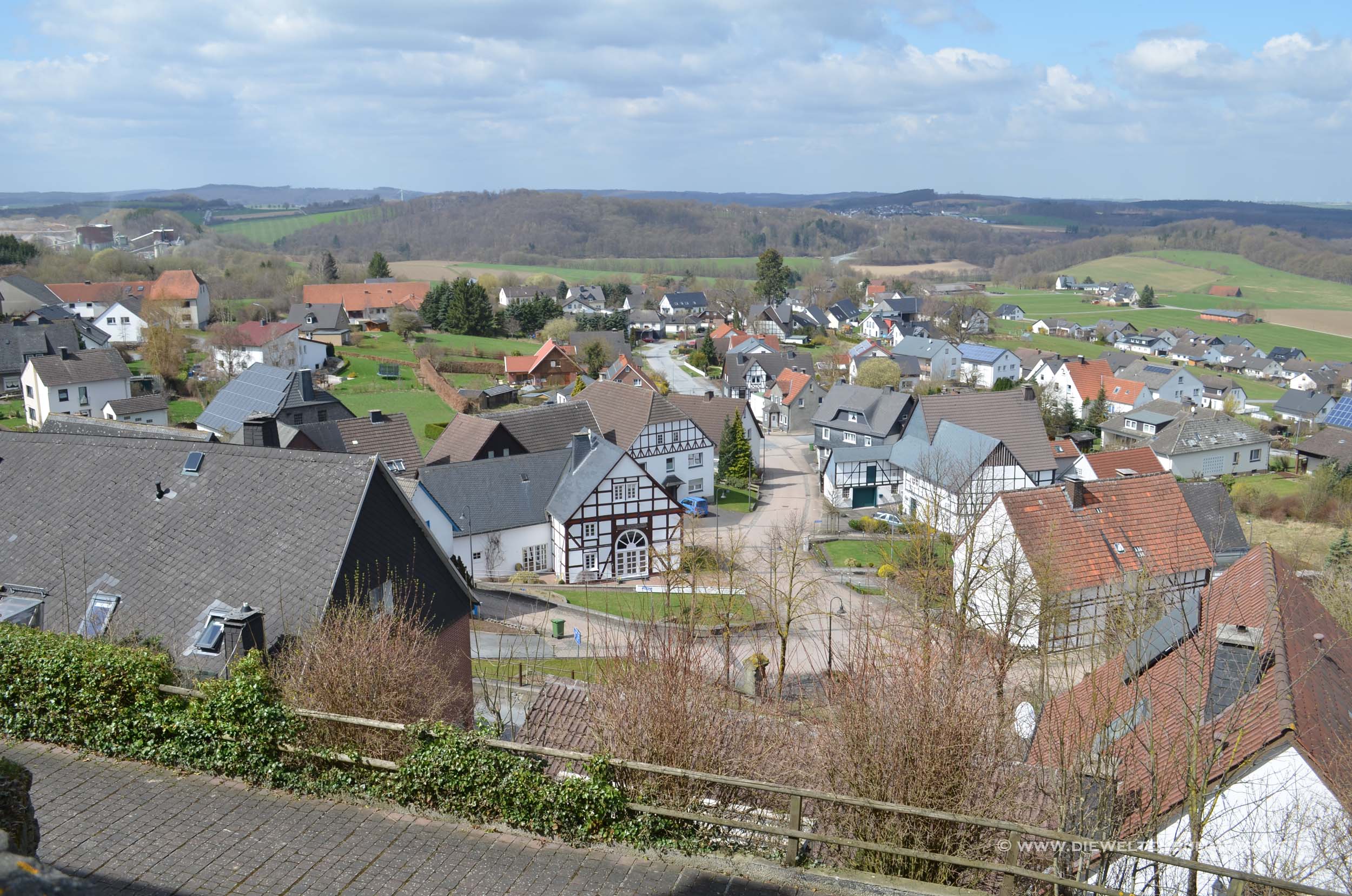 Ausblick über den Ort