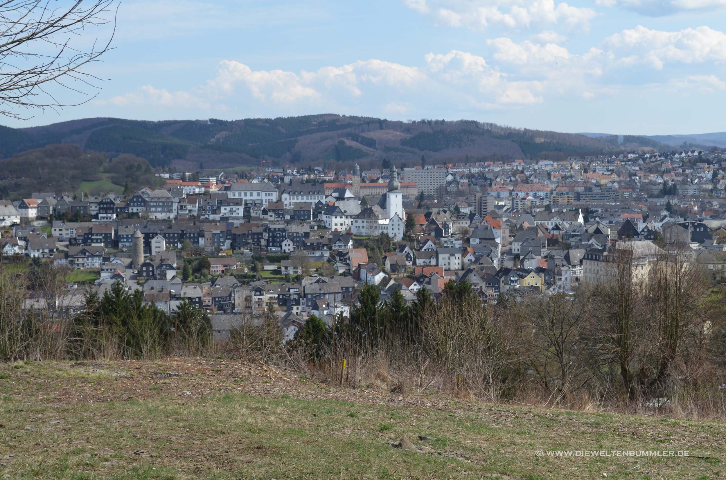 Ausblick über die Landschaft