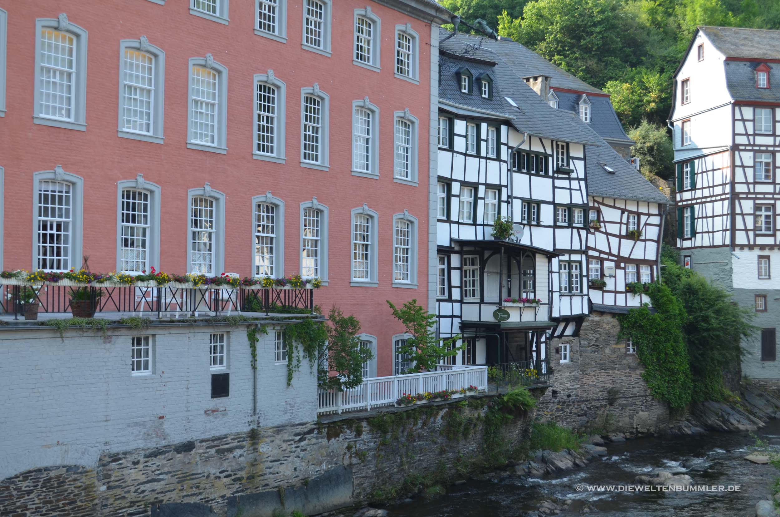 Malerische Fassaden in Monschau