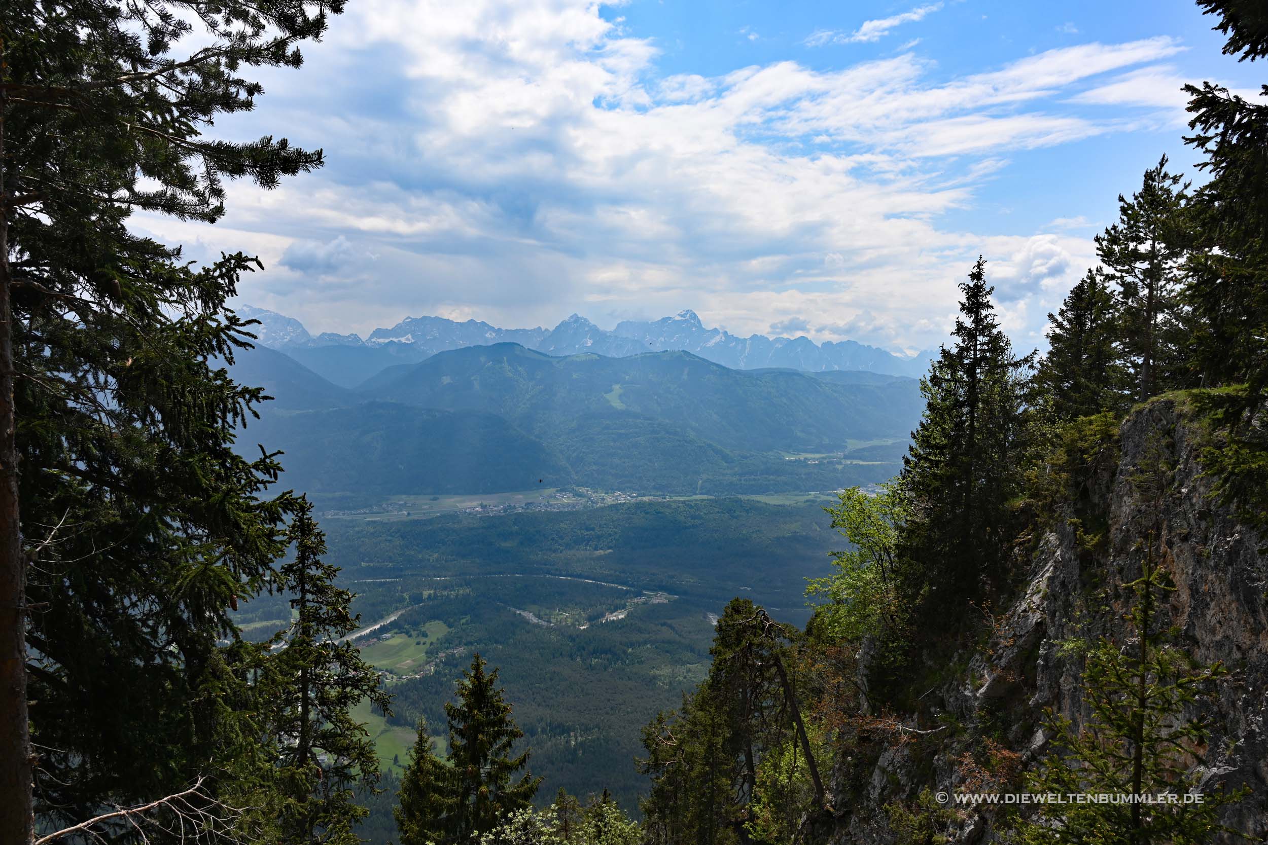 Blick zum Dreiländereck