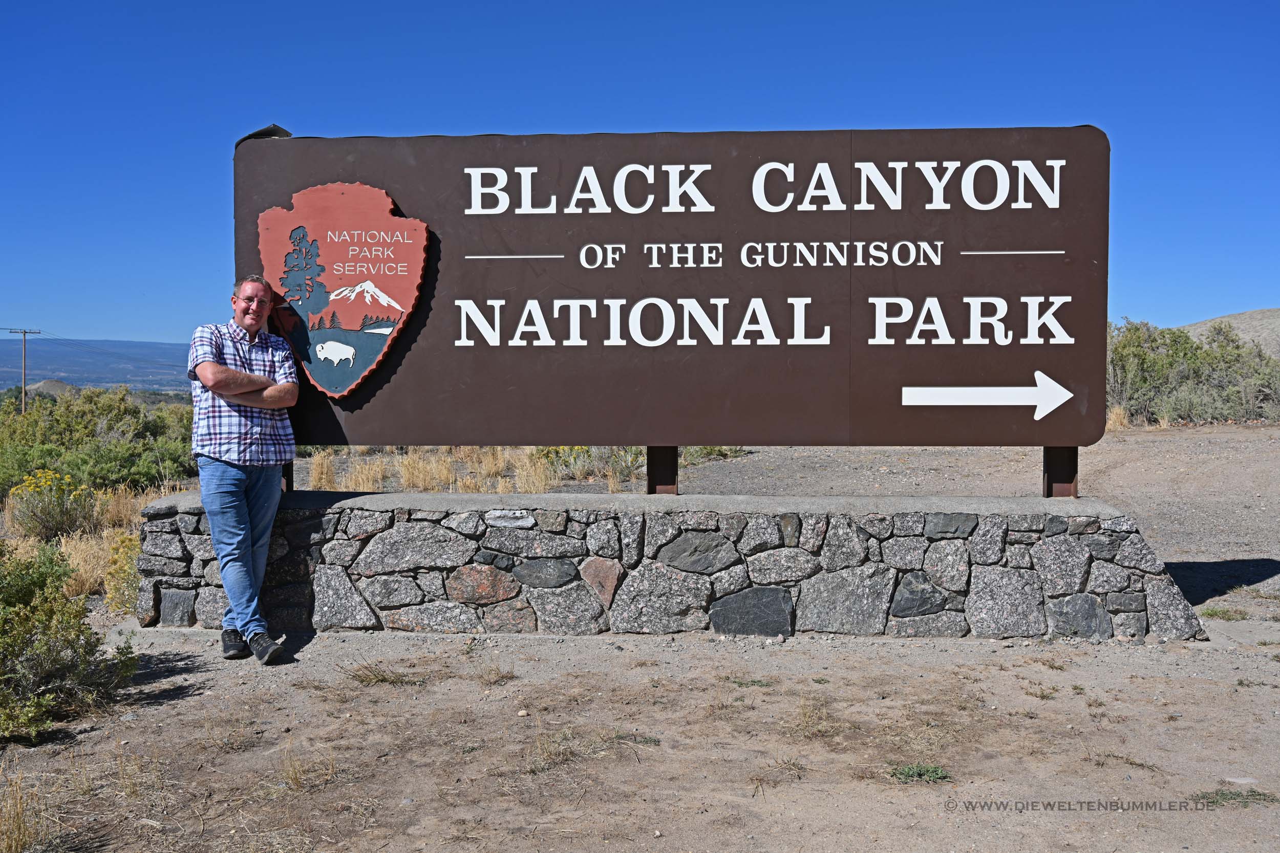 Eingang zum Black Canyon of the Gunnison Nationalpark