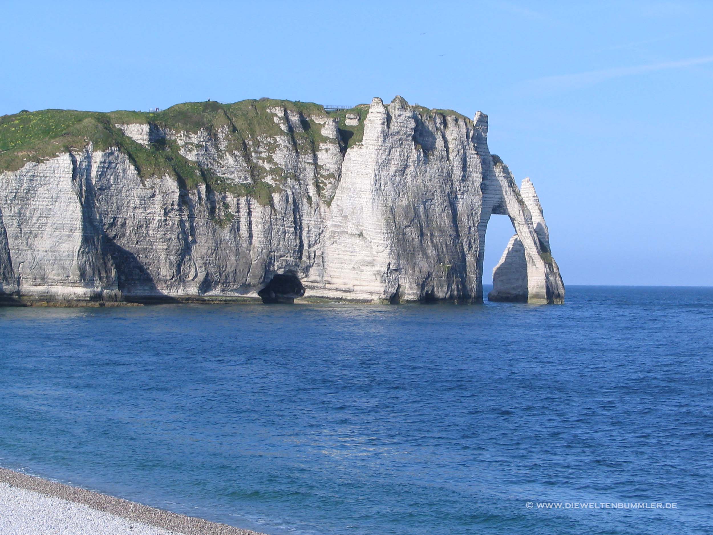 Felsbogen in Étretat