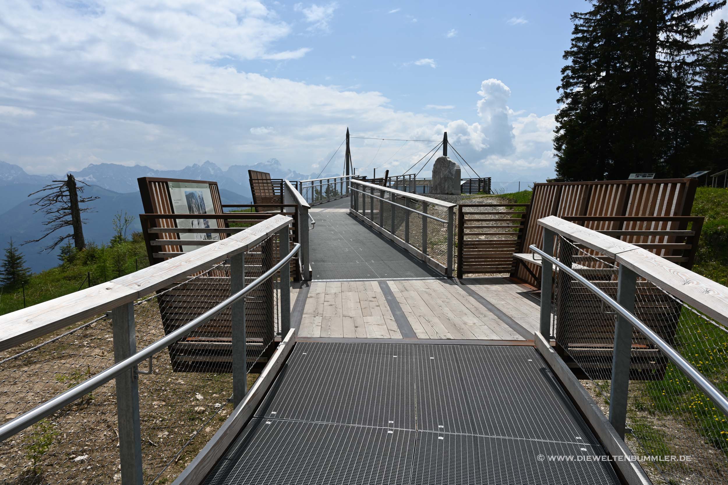 Skywalk auf der Villacher Alpenstraße