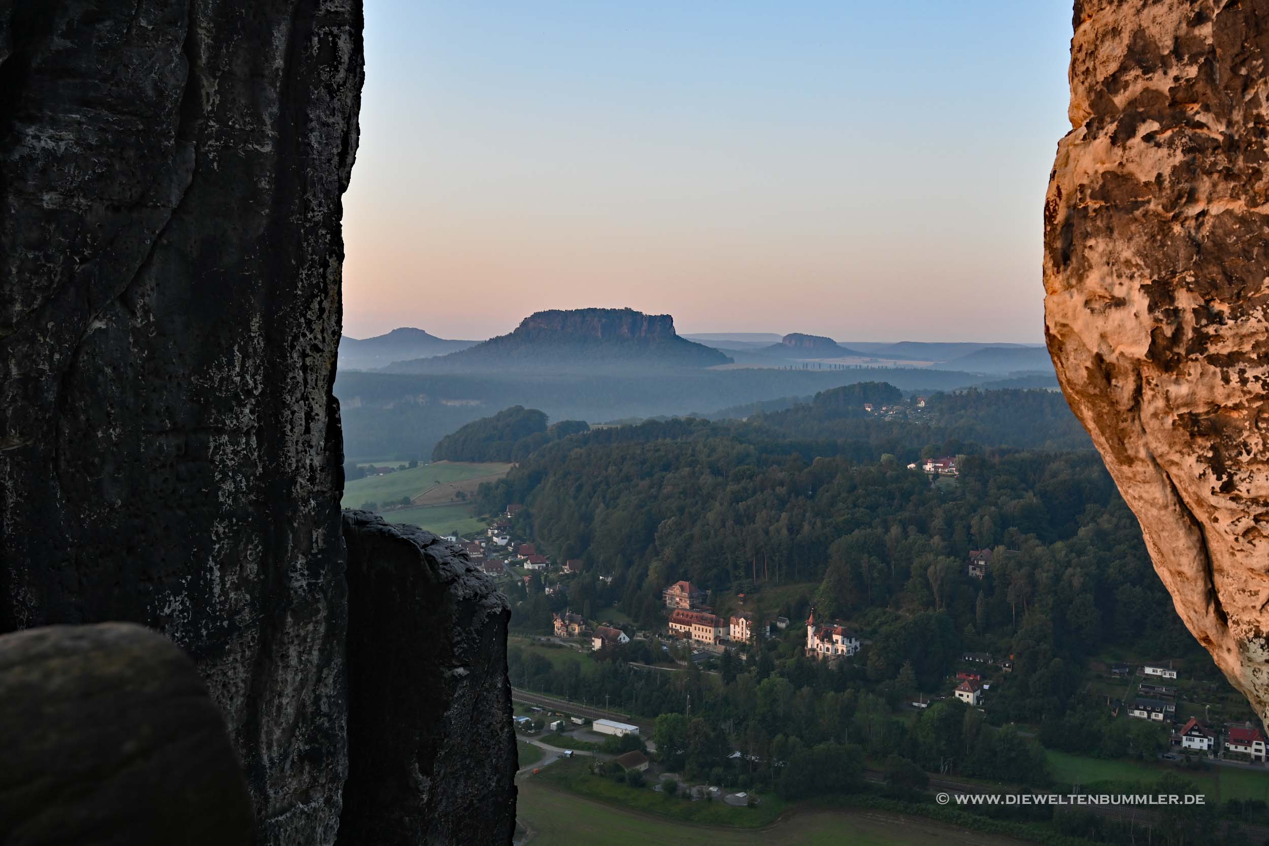 Ausblick von der Basteibrücke