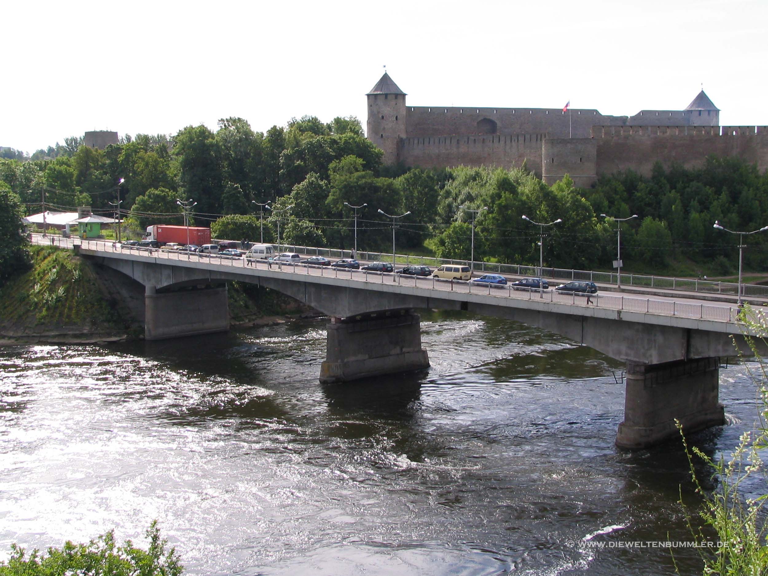 Grenze zwischen Russland und Estland