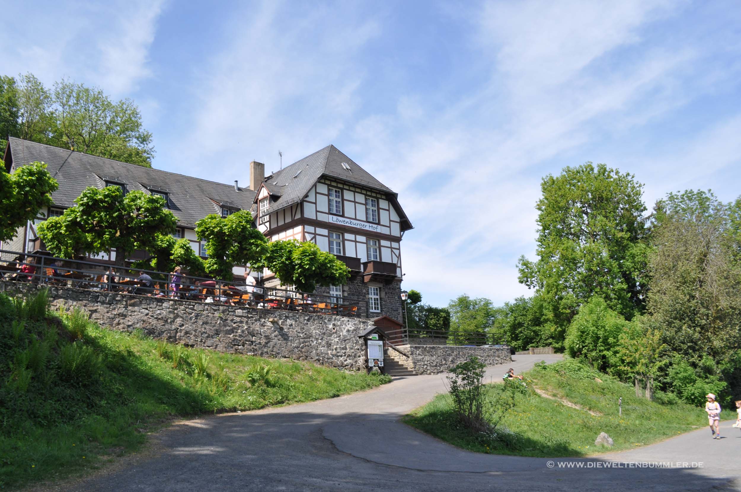 Hier wandert man entlang Hier wandert man entlang