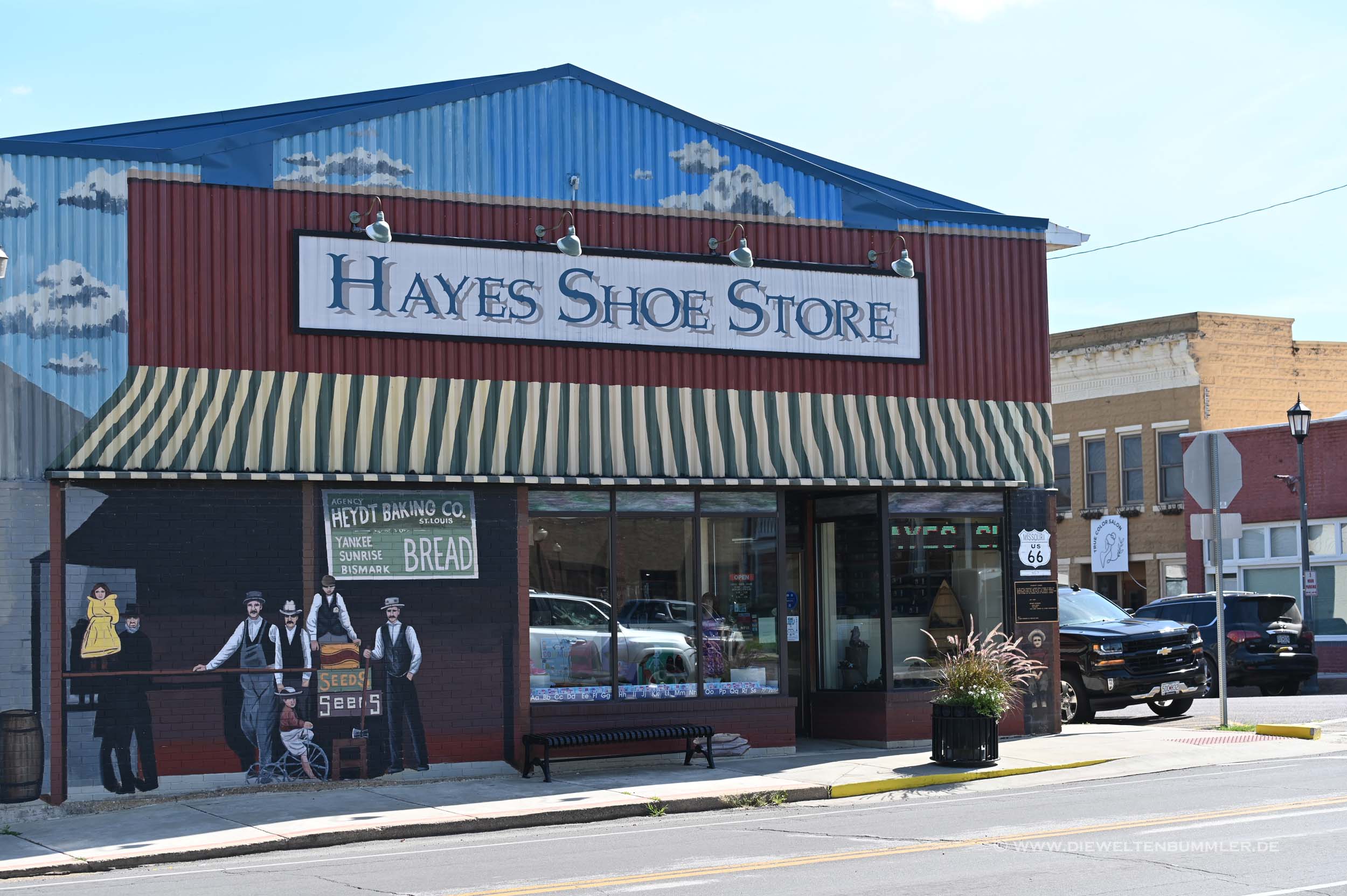 Das Mural erzählt Geschichte