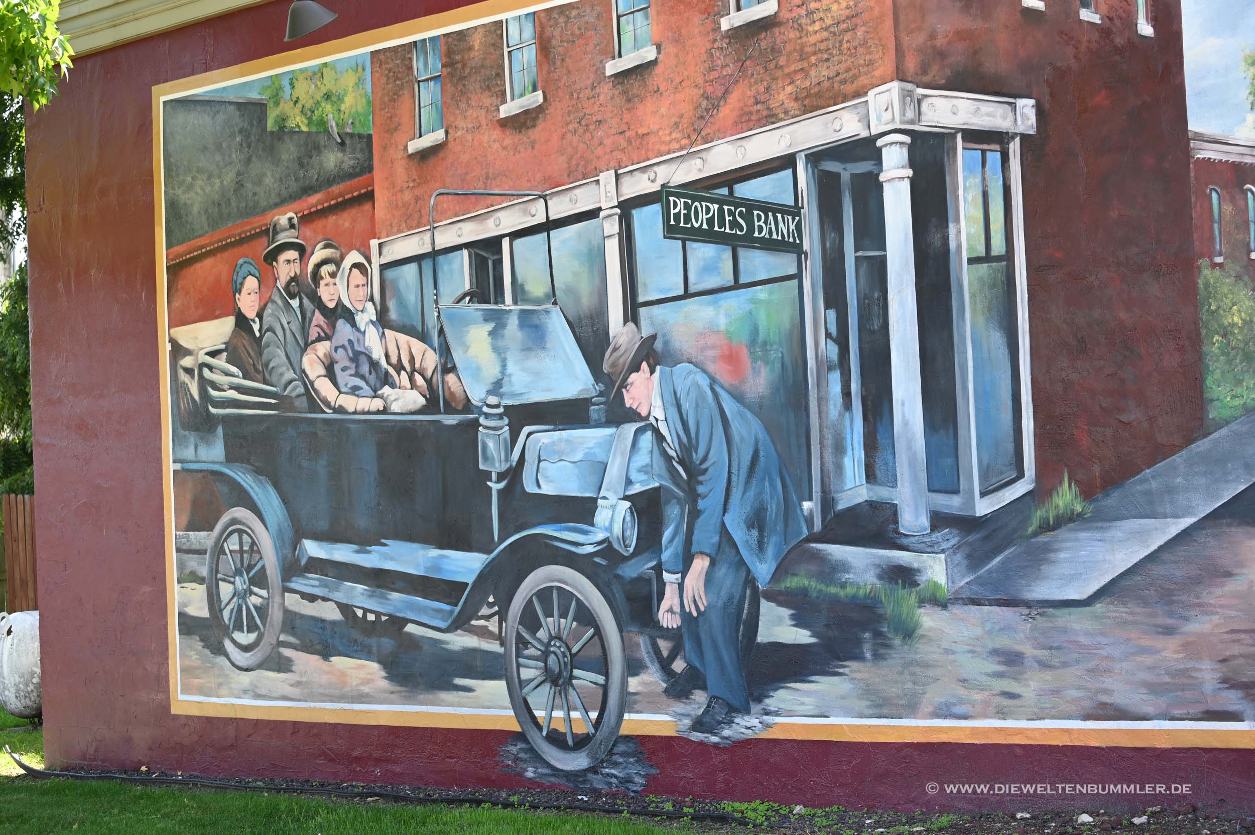 Detail in einem Mural