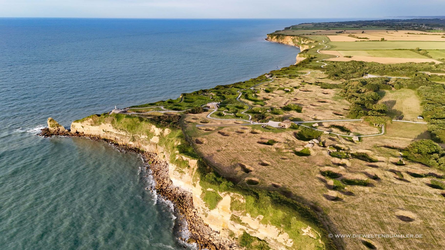 Pointe du Hoc von oben