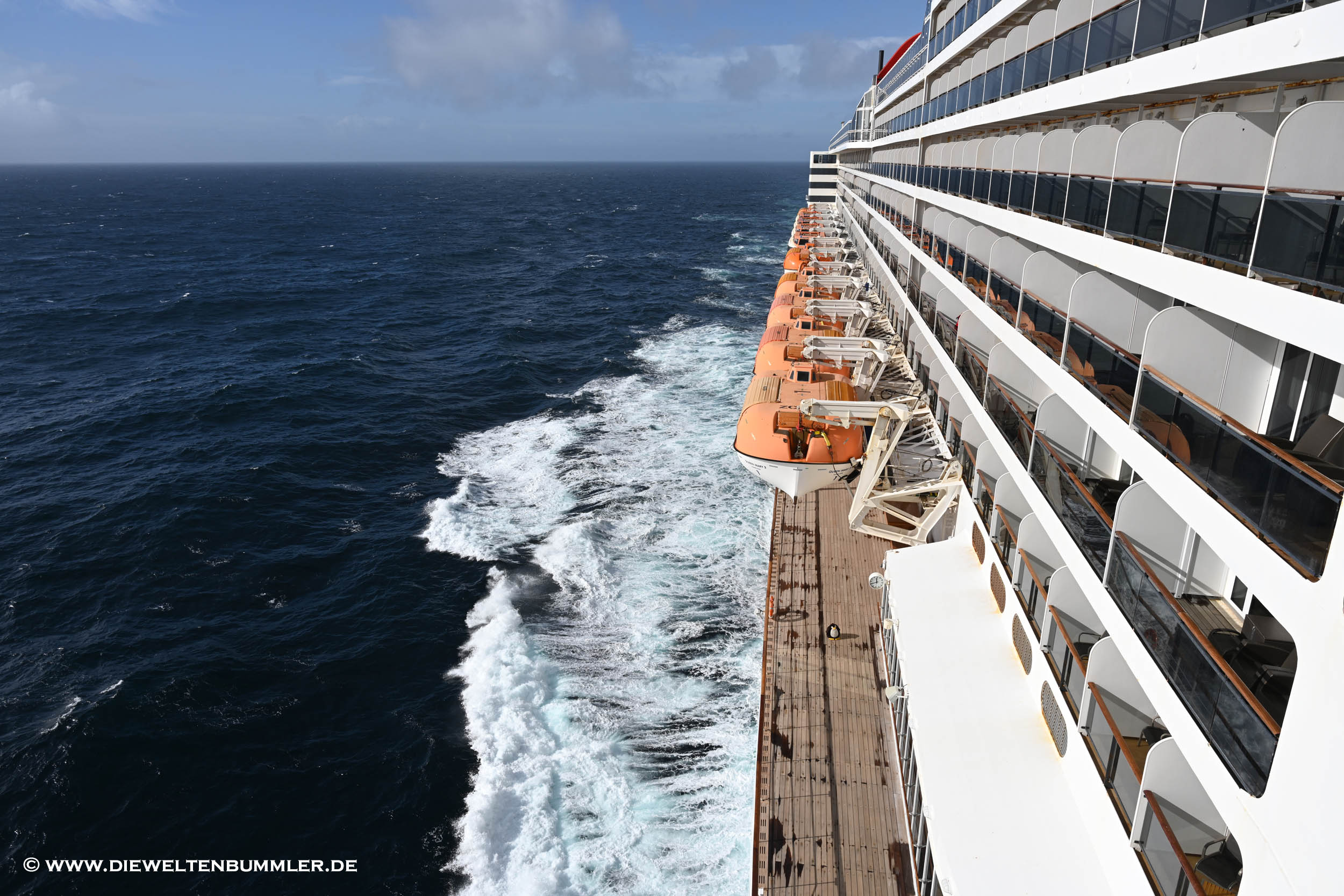 An Bord der Queen Mary 2