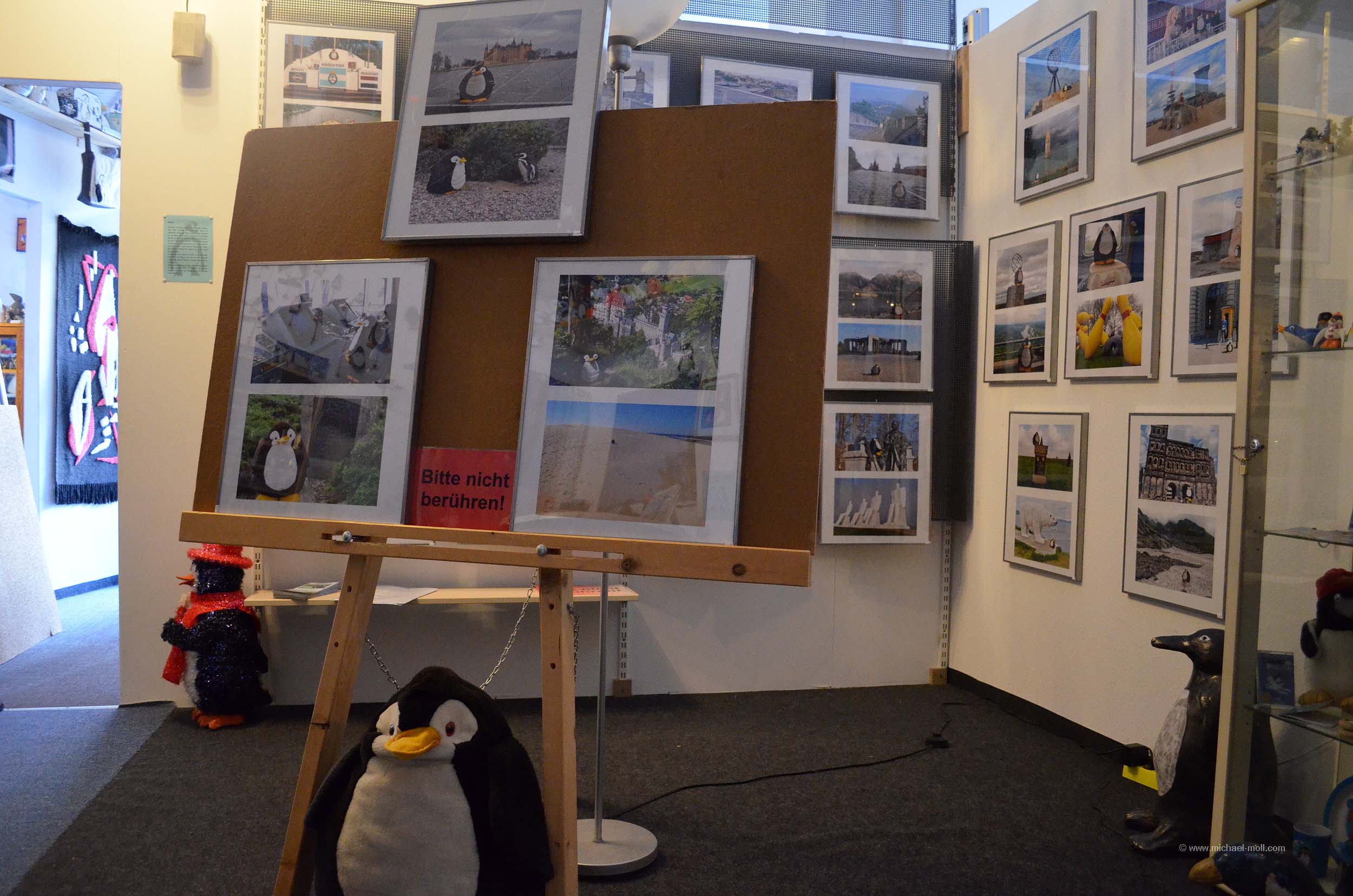 Ausstellung für Pingu im damaligen Pinguinmuseum