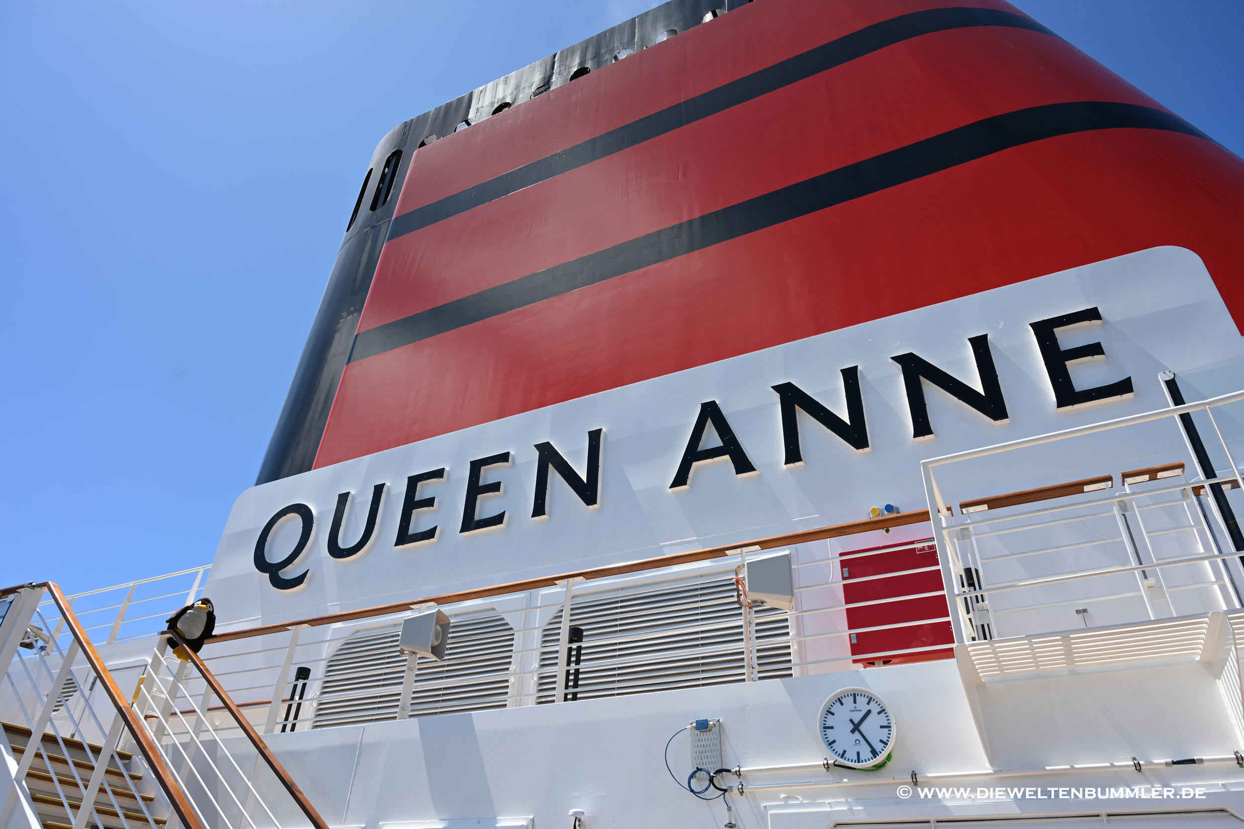 Jungfernfahrt auf der Queen Anne