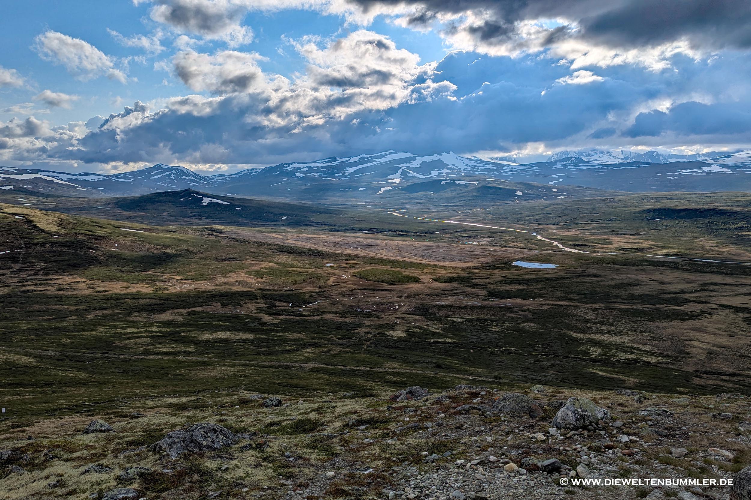 Landschaft an Snøhetta