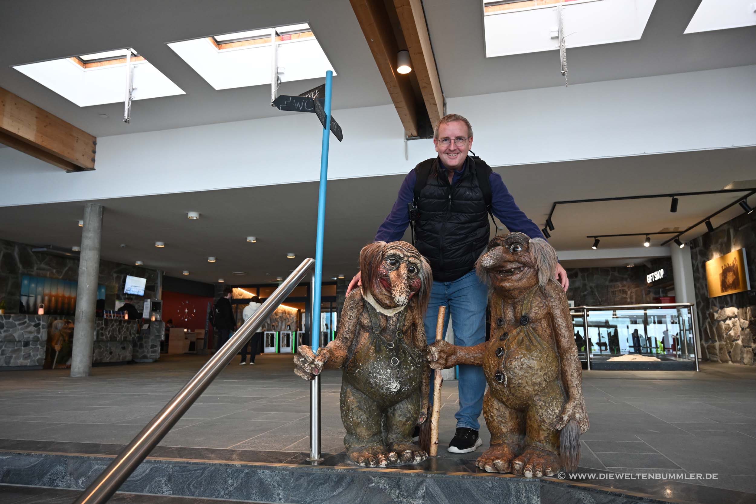 Michael Moll mit Trollen