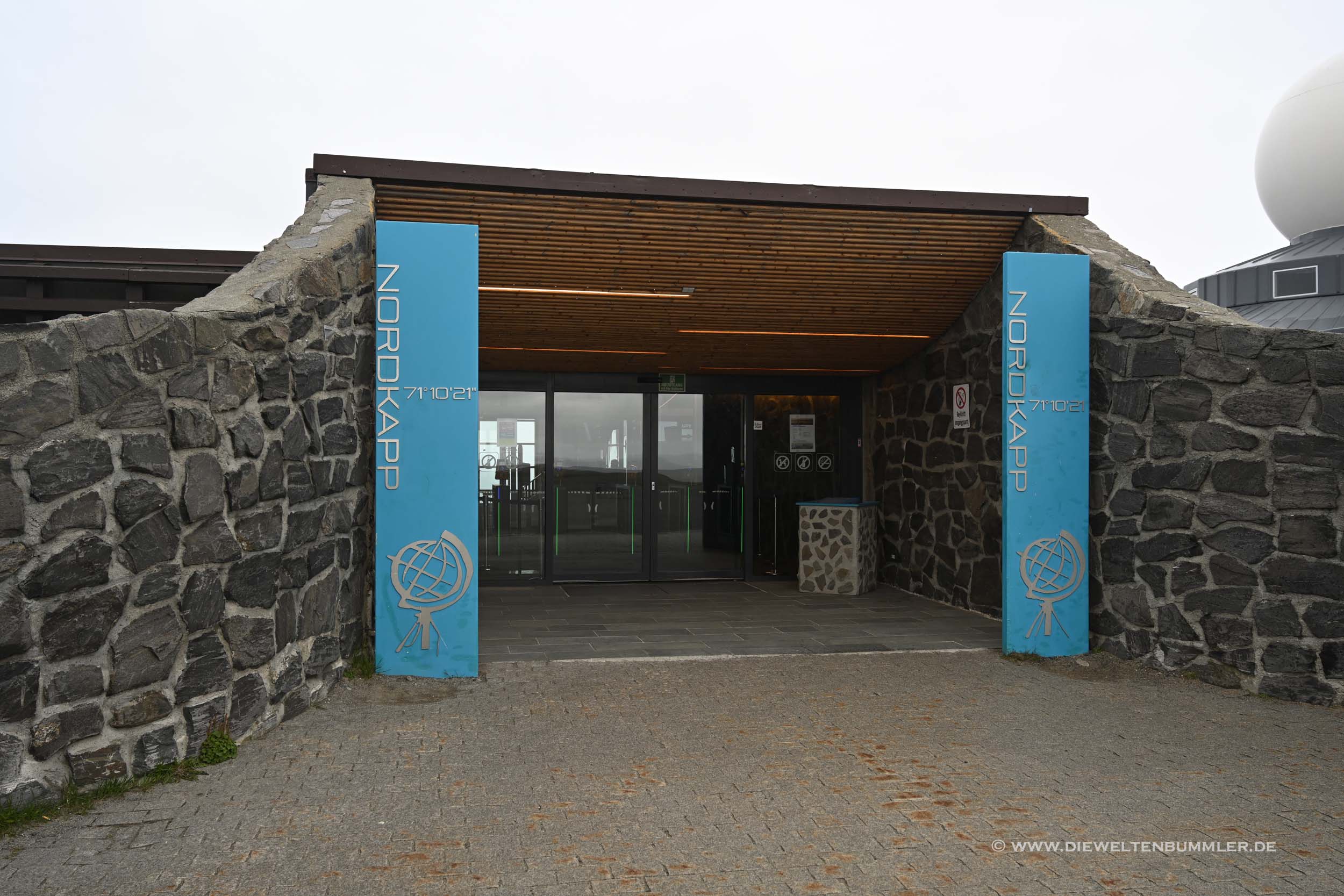 Zugang zur Nordkaphalle