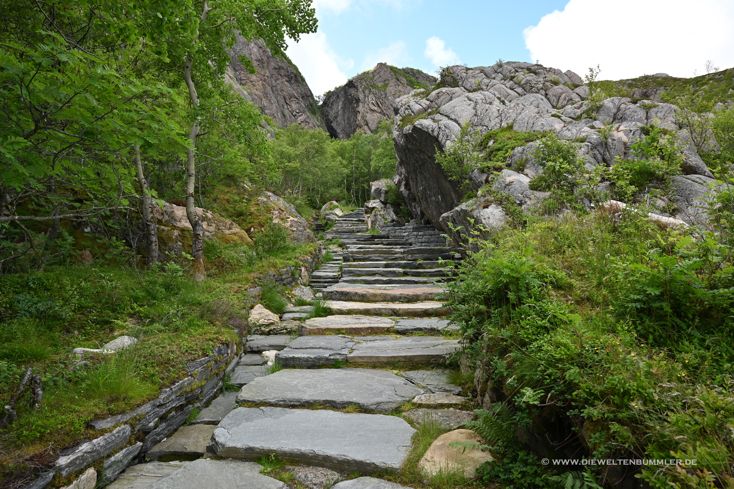 Aufstieg zum Torghatten