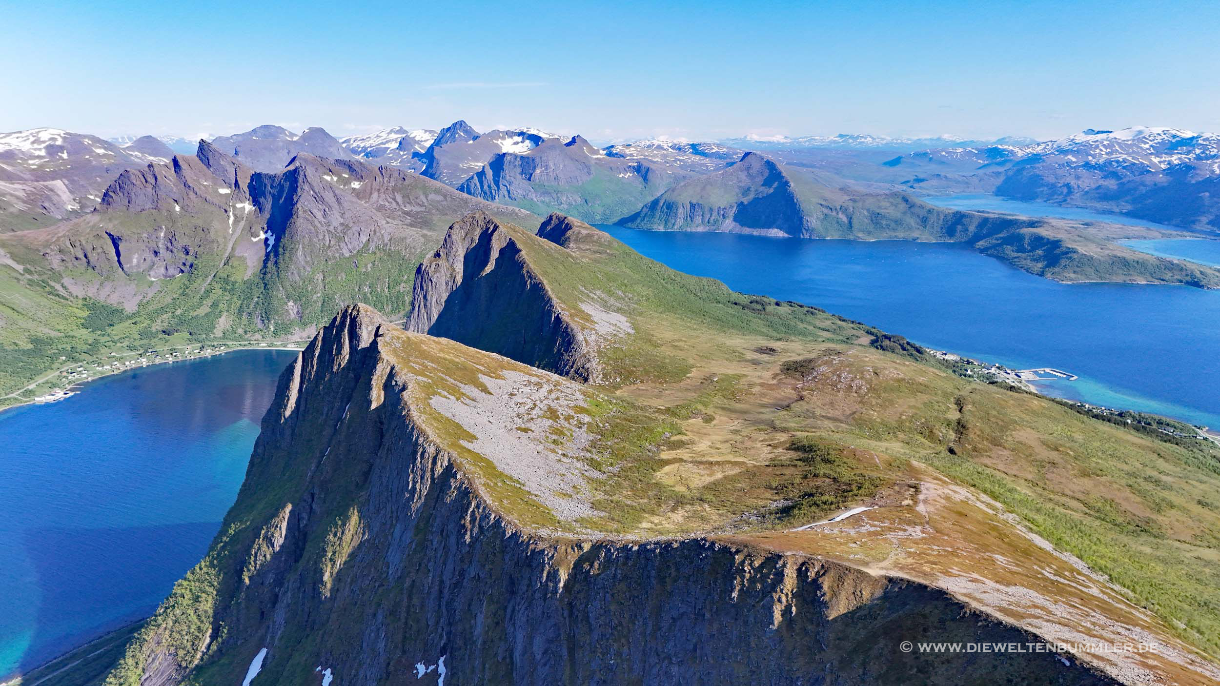 Husfjellet auf der Insel Senja
