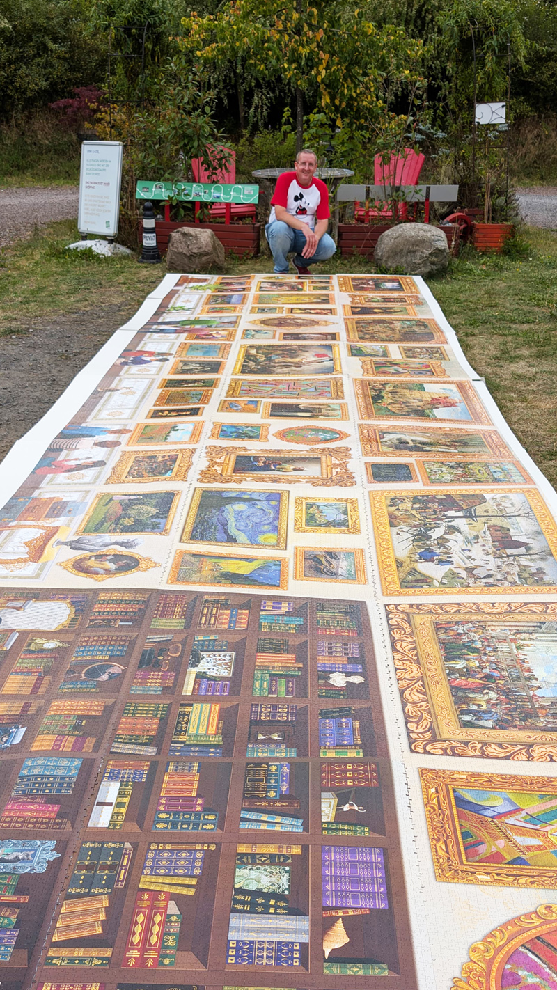Michael Moll und 54000 Teile-Puzzle