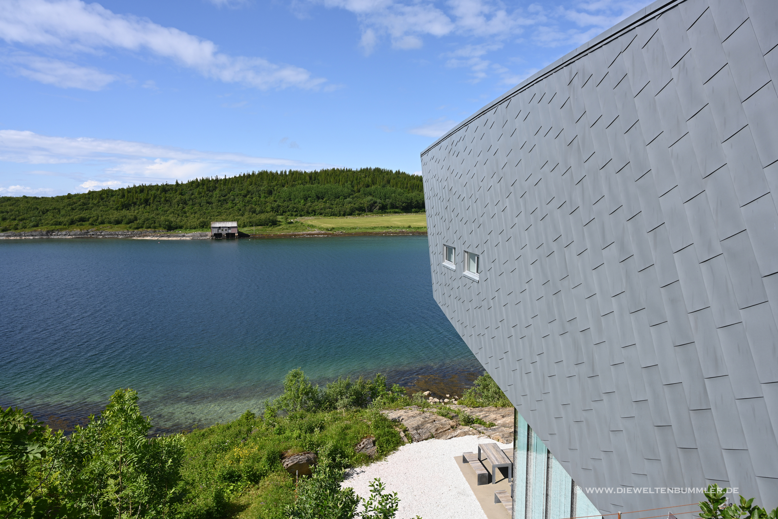 Moderne Architektur am Petter-Dass-Museum