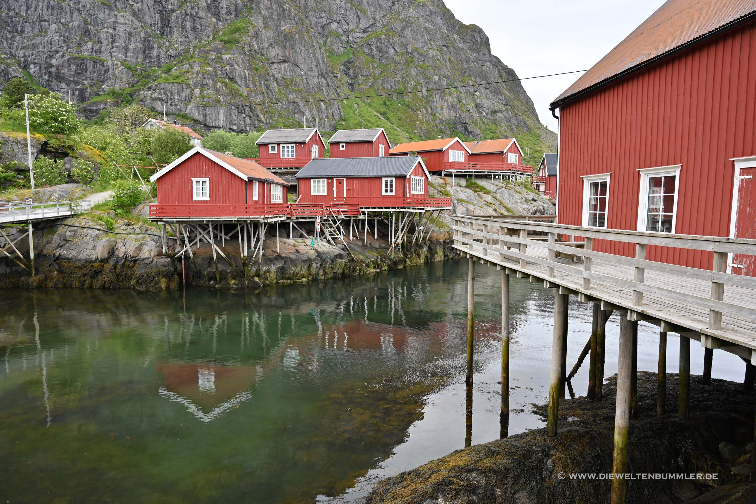 Pfahlbauten in Å