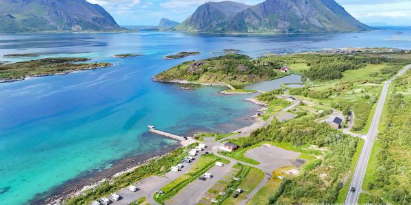 Wohnmobilstellplatz auf den Lofoten