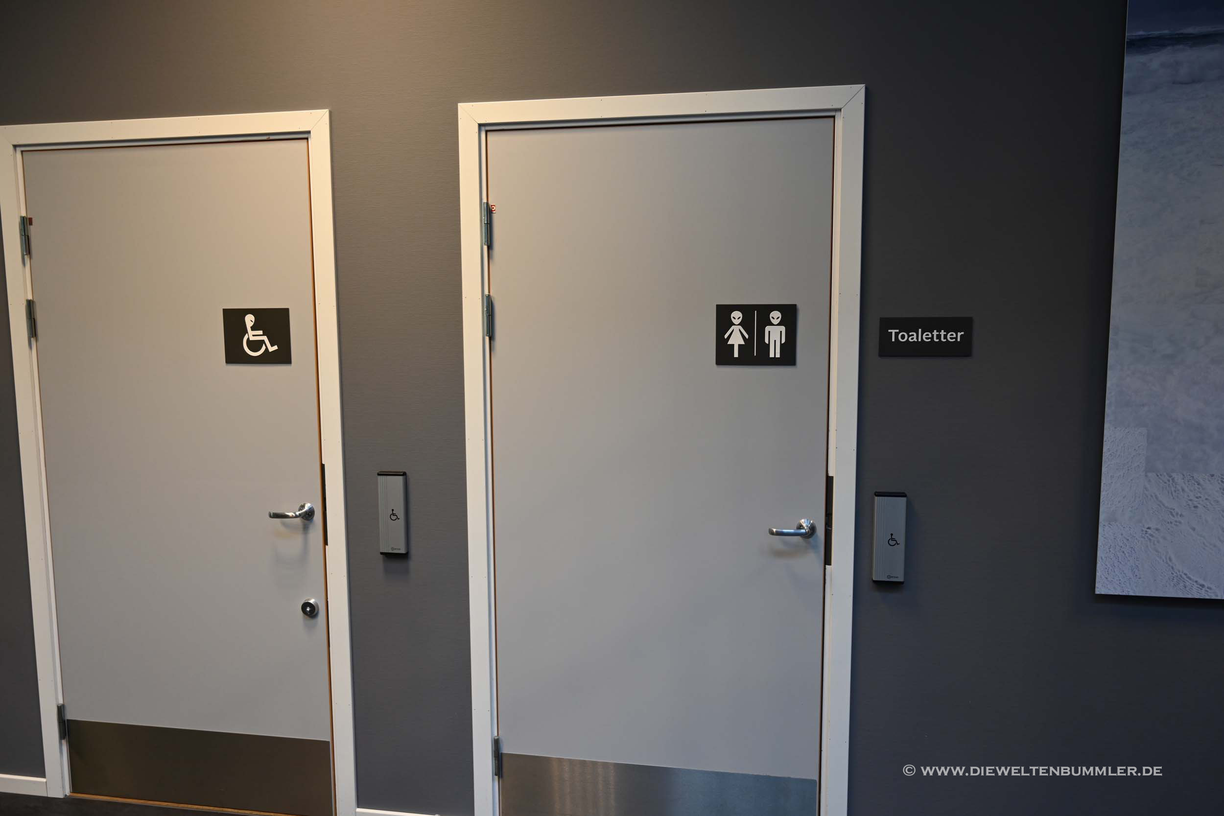 Toiletten für Aliens