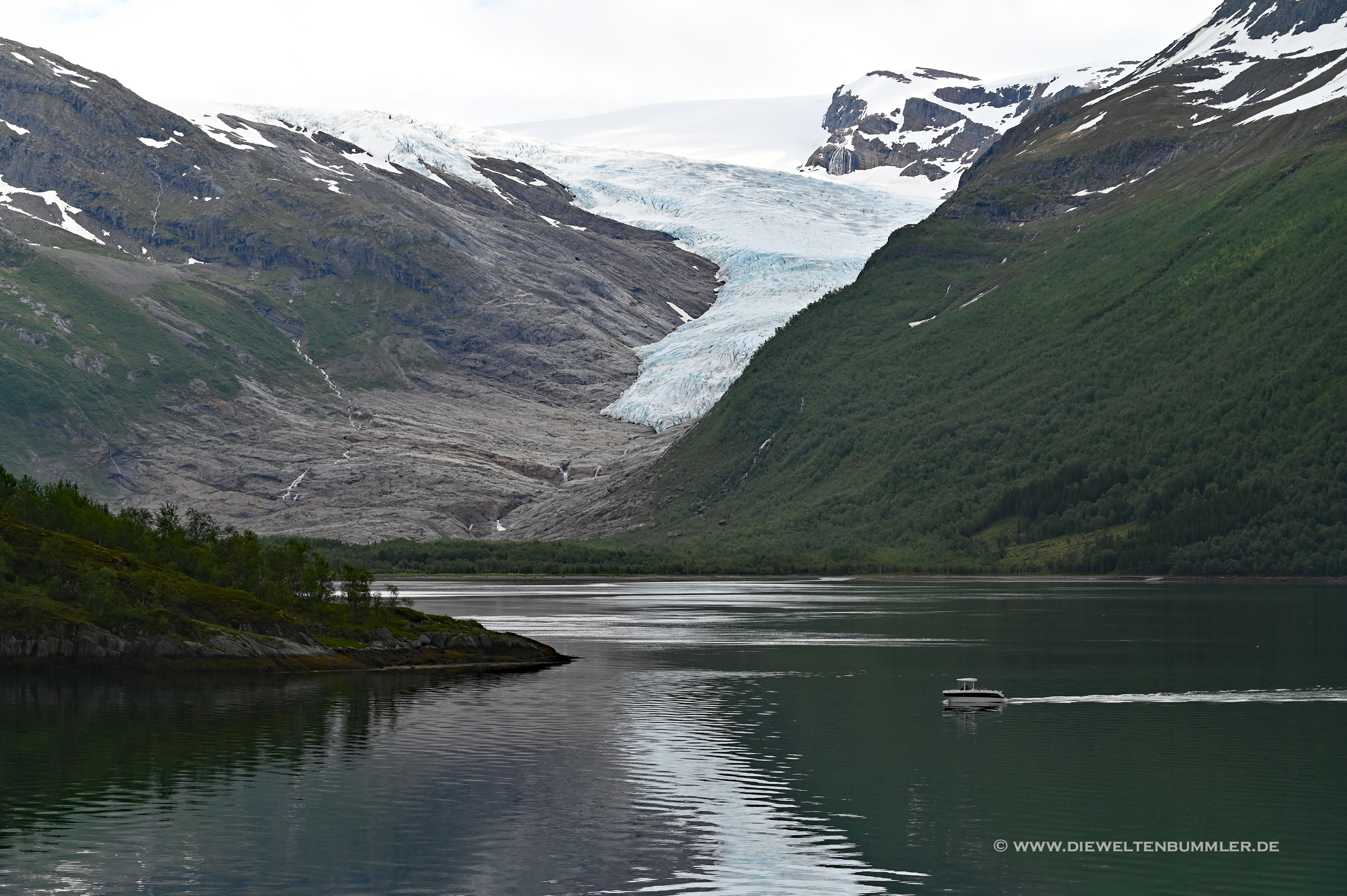 Vor 100 Jahren ragte der Gletscher noch bis ans Wasser