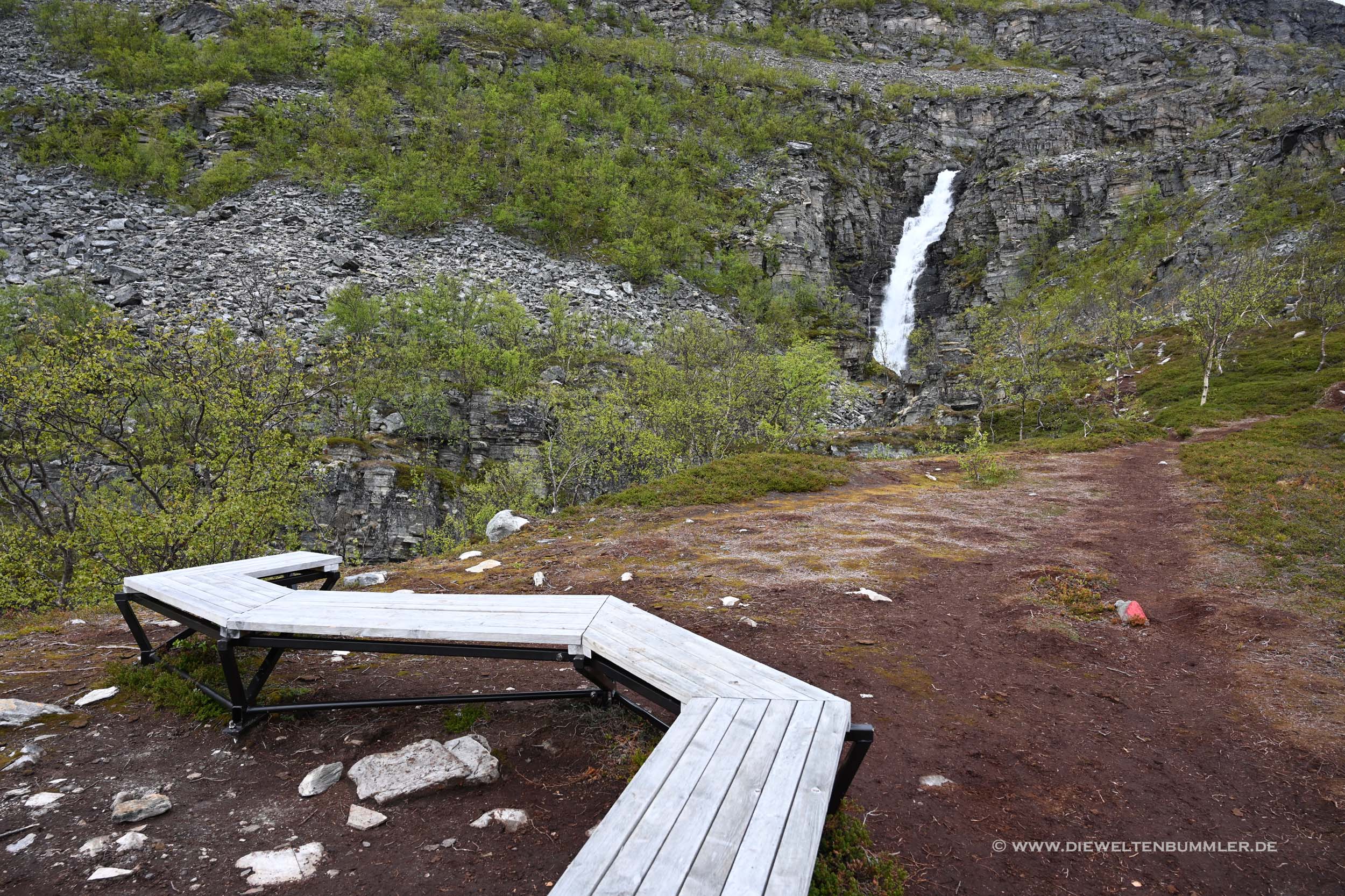 Wanderung zu einem Wasserfall