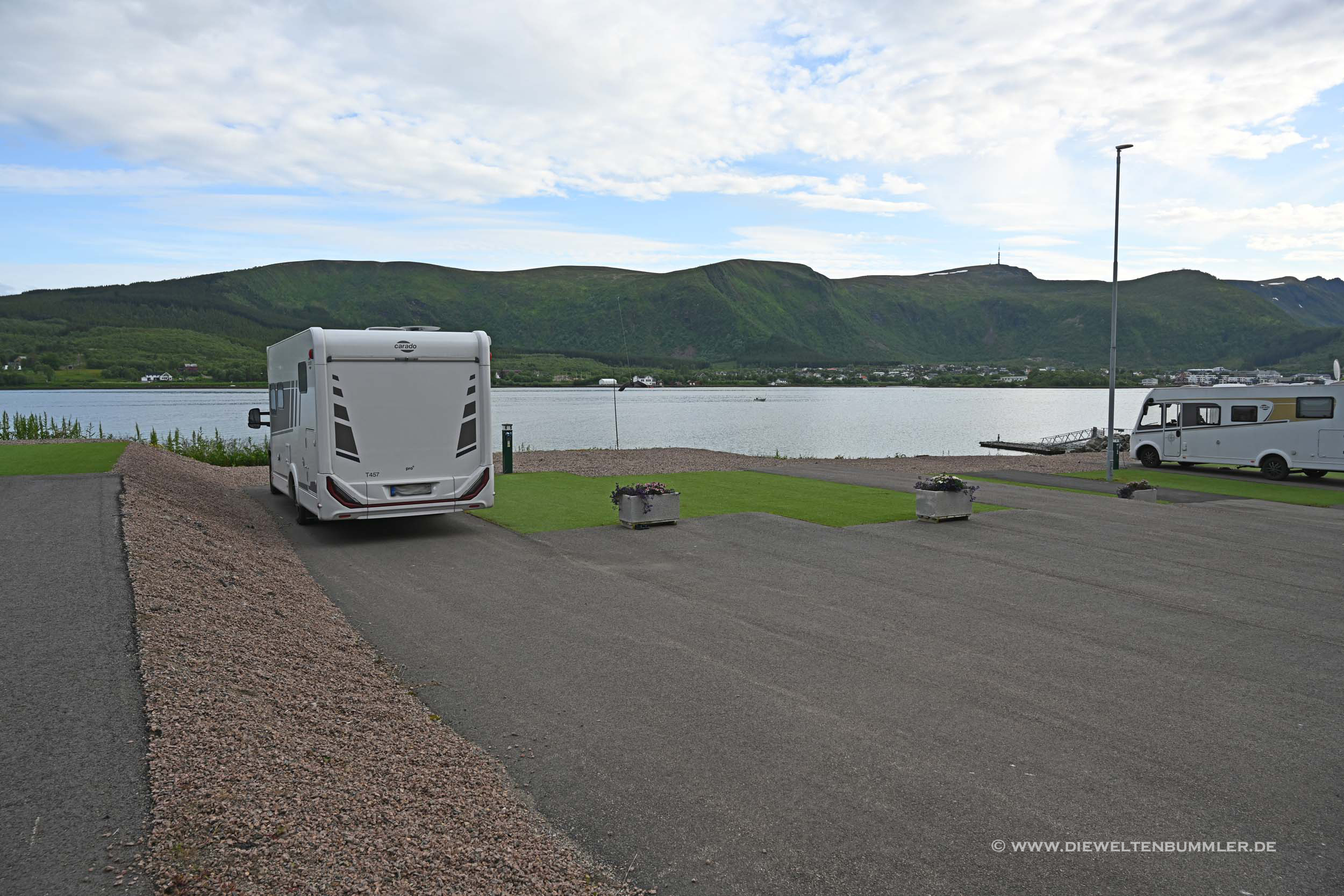 Wohnmobilstellplatz in Stokmarknes