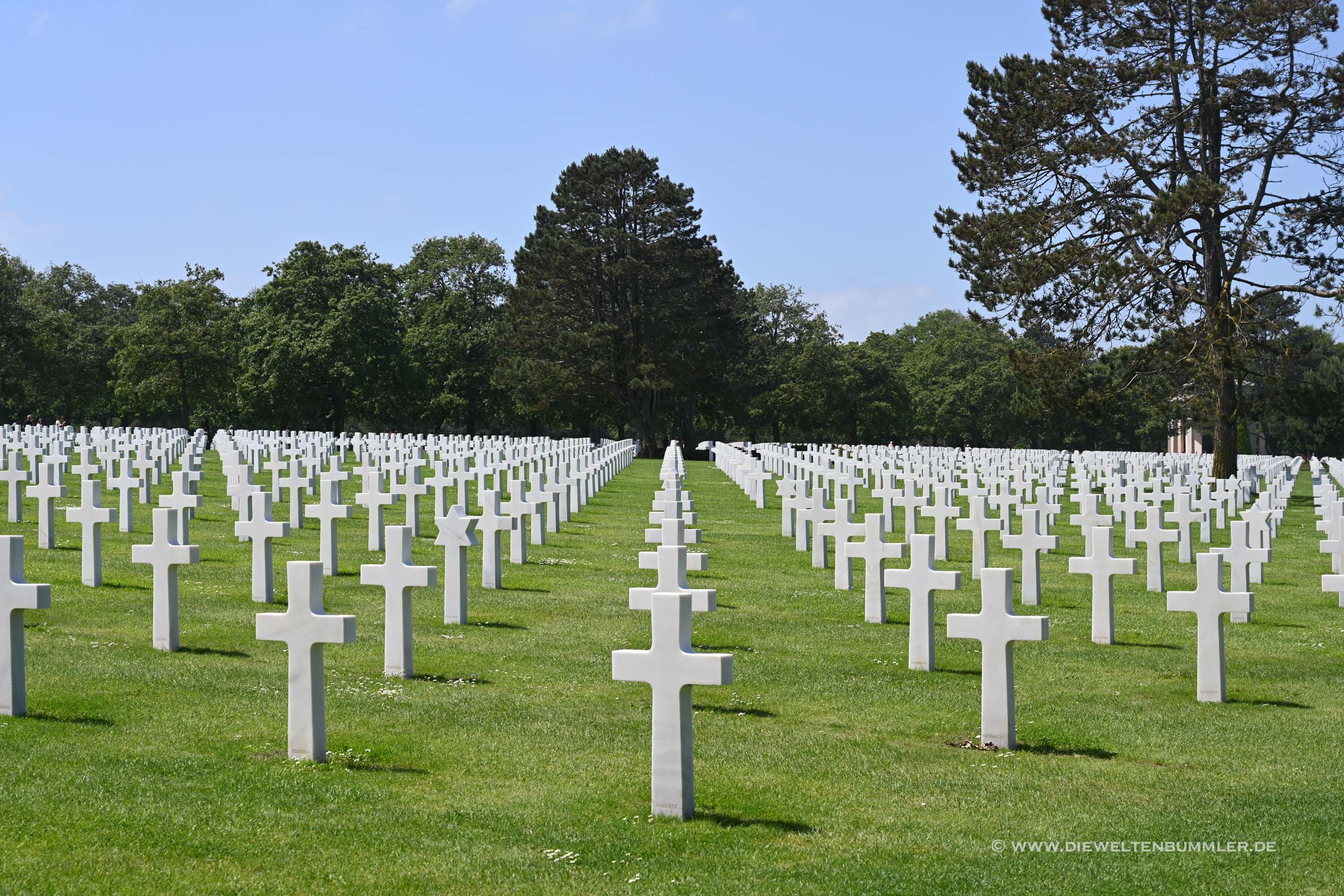 Amerikanischer Soldatenfriedhof in der Normandie