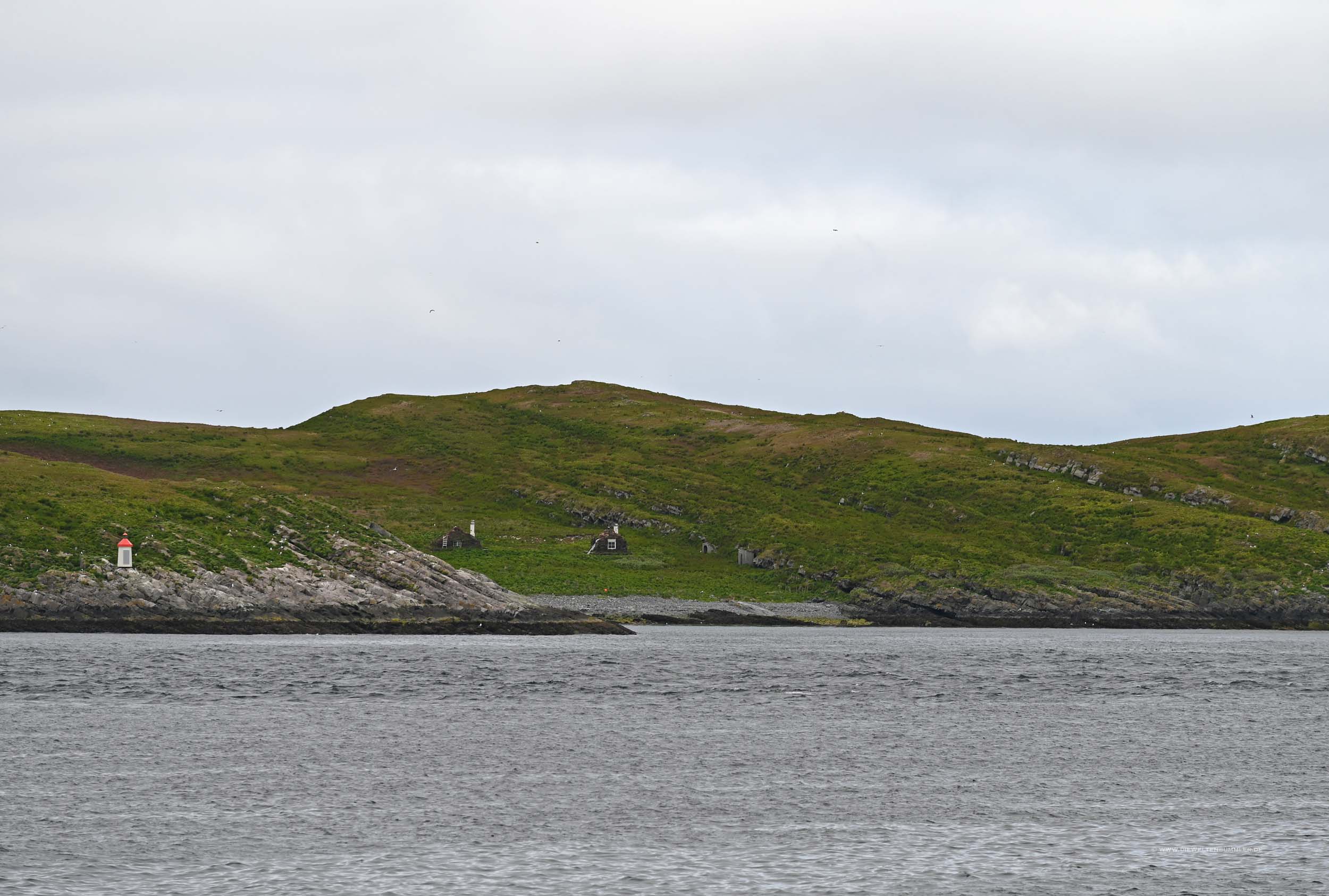 Auf Hornøya gibt es sogar kleine Häuser