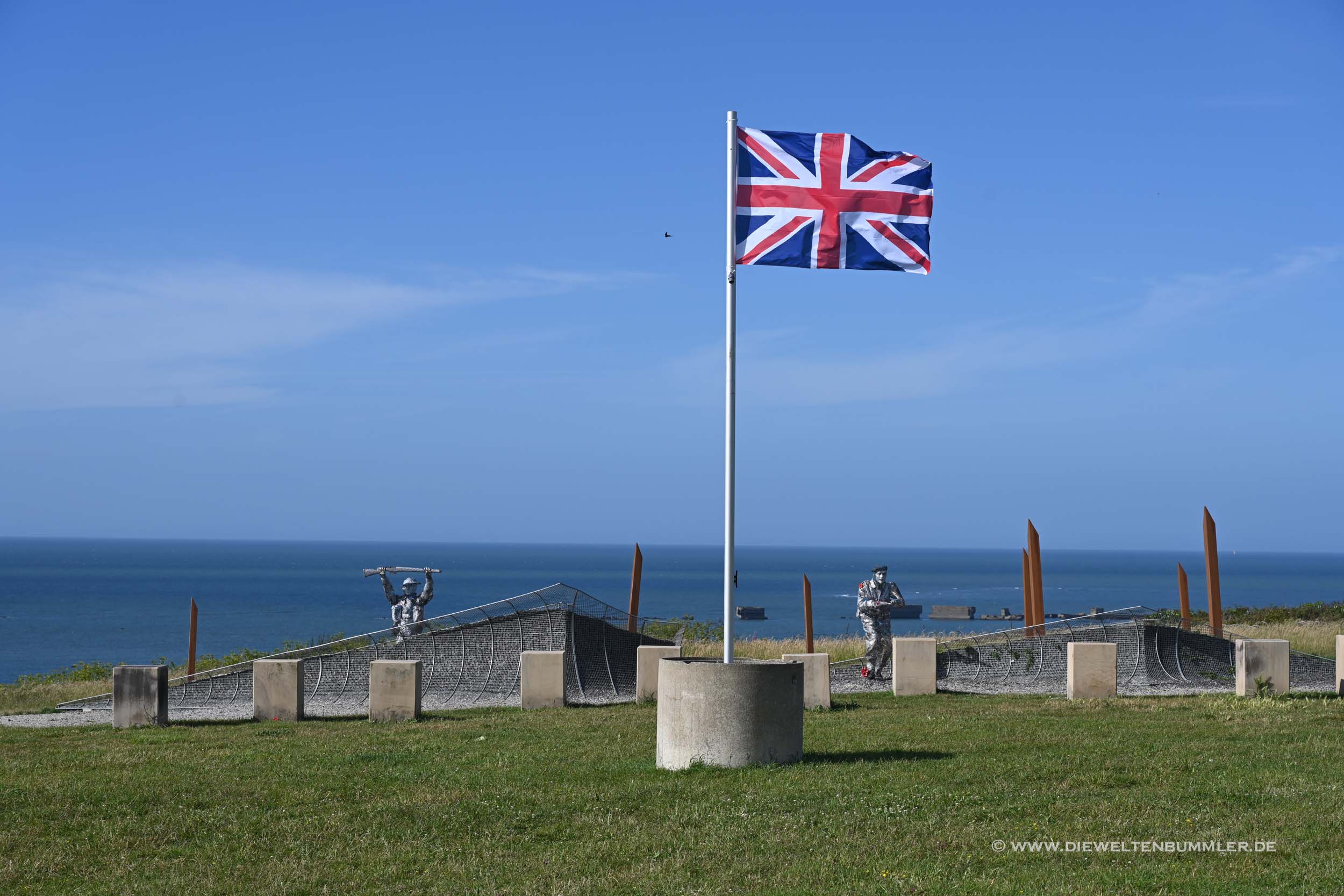Oberhalb von Arromanches