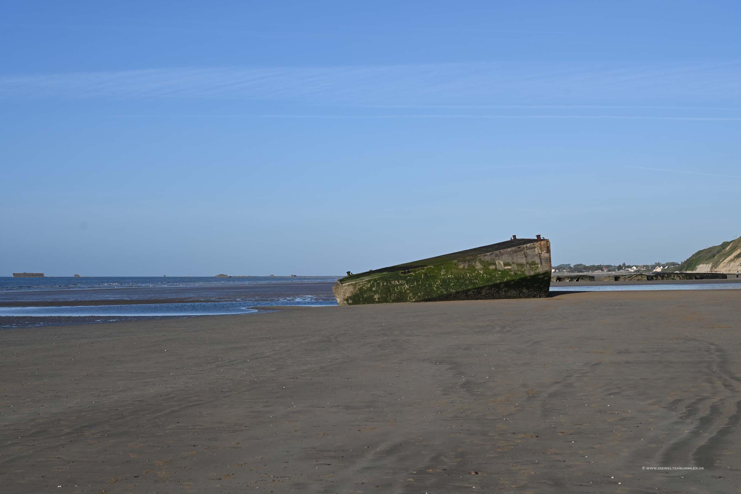 Reste vom Mulberry Hafen