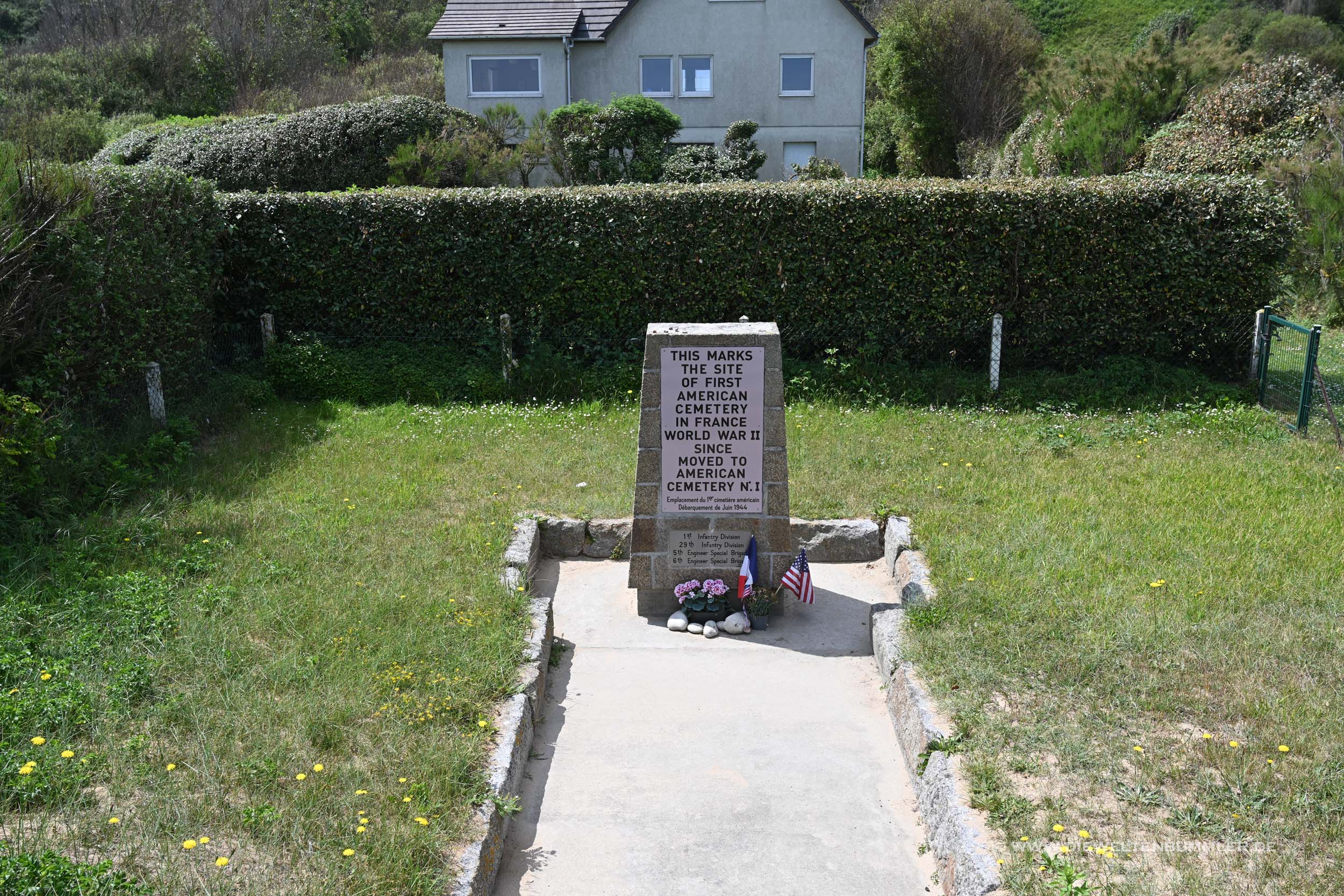 Standort des ersten Soldatenfriedhofs