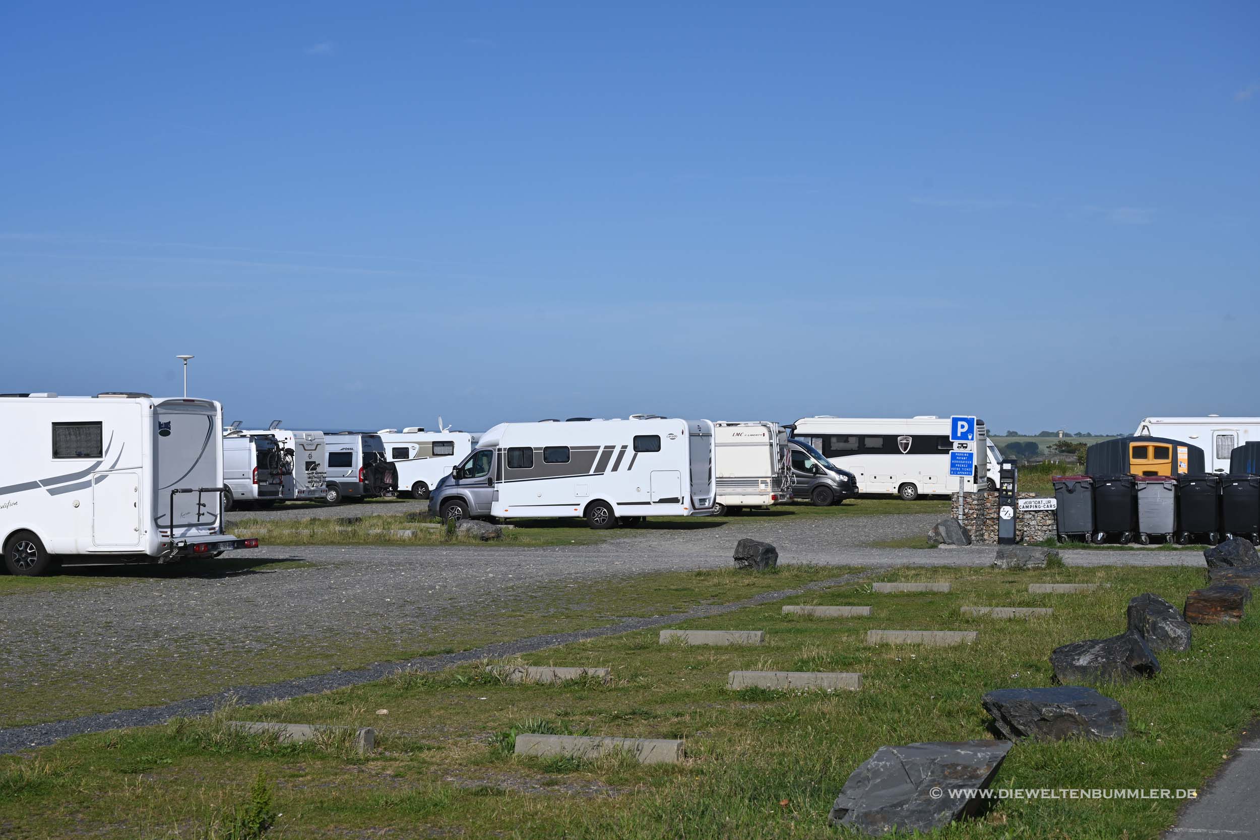 Stellplatz in Arromanches