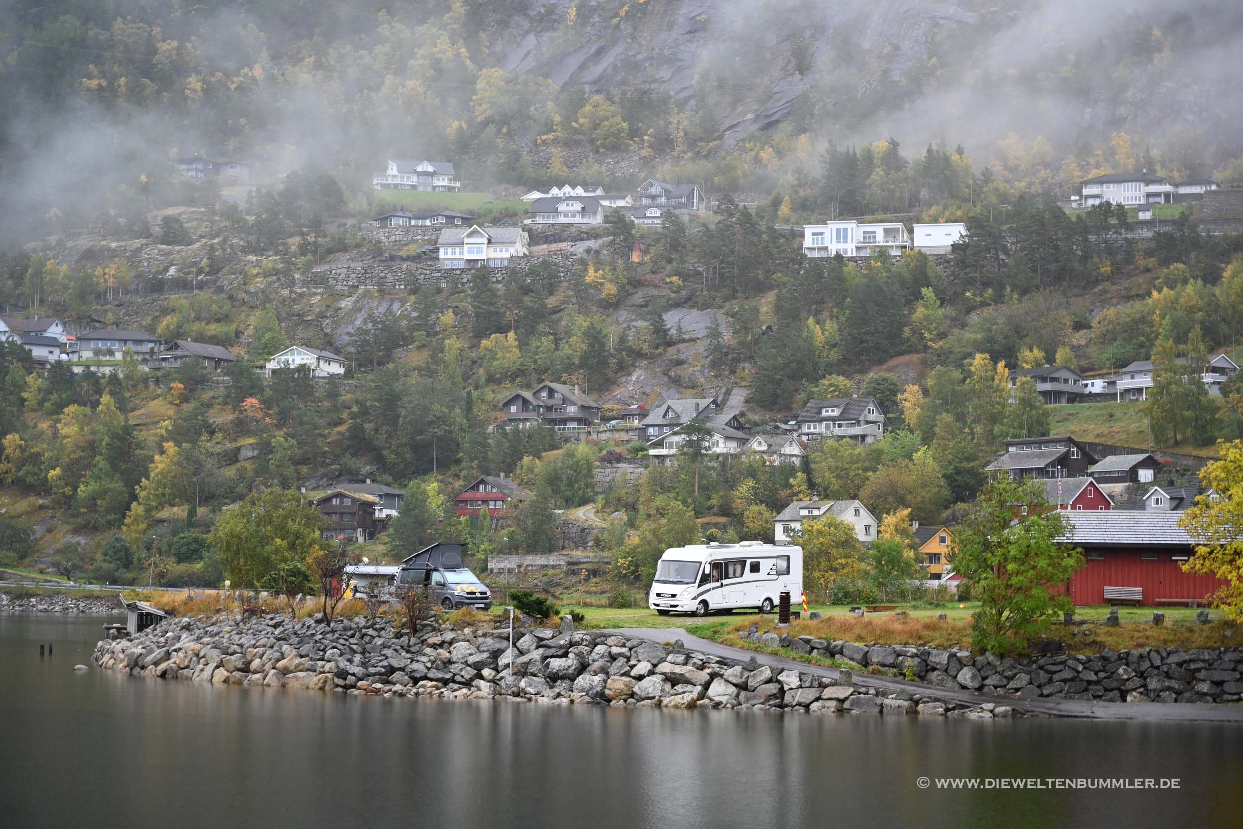 Campingplatz in Eidfjord Campingplatz in Eidfjord
