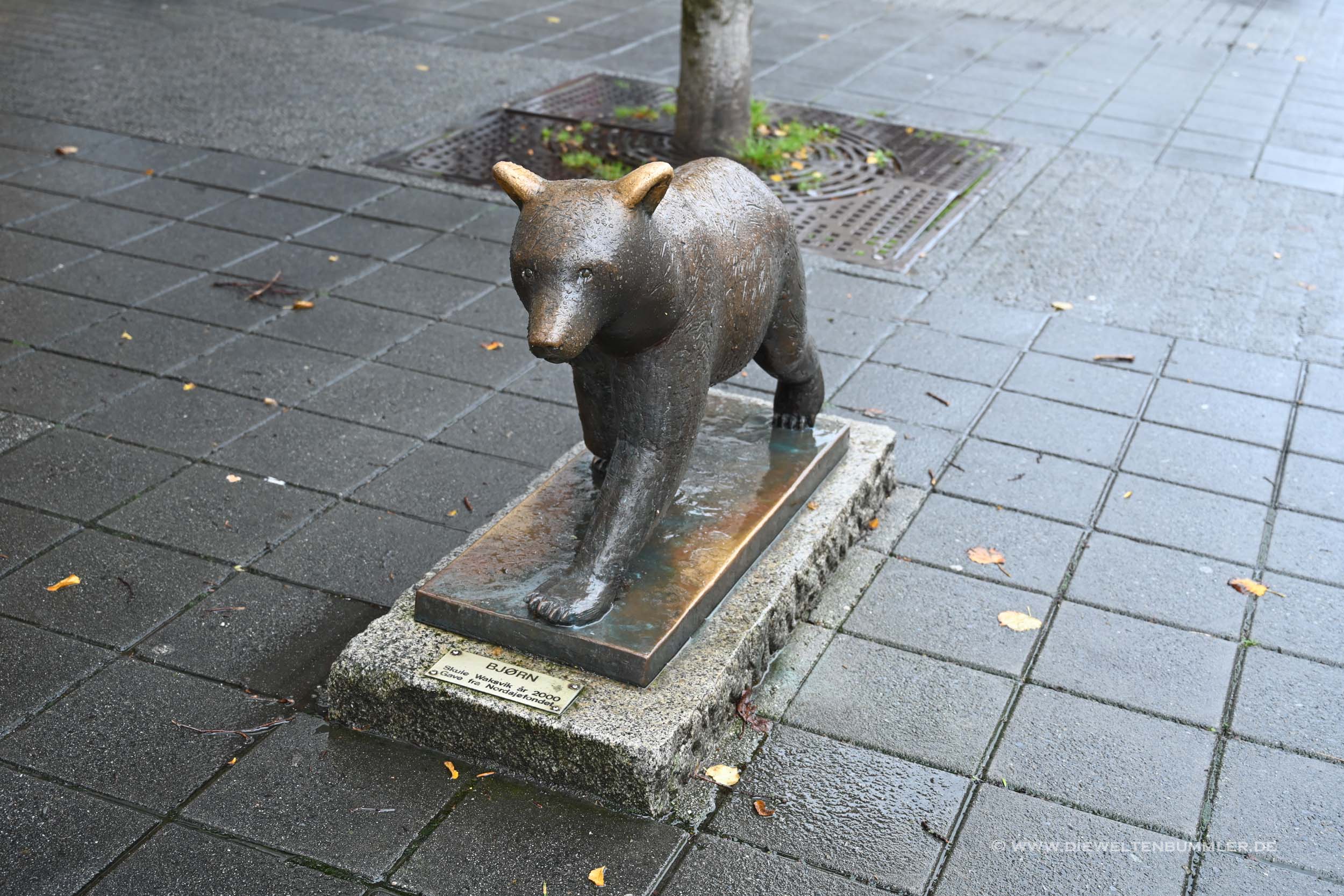 Eine der Skulpturen in Haugesund Eine der Skulpturen in Haugesund