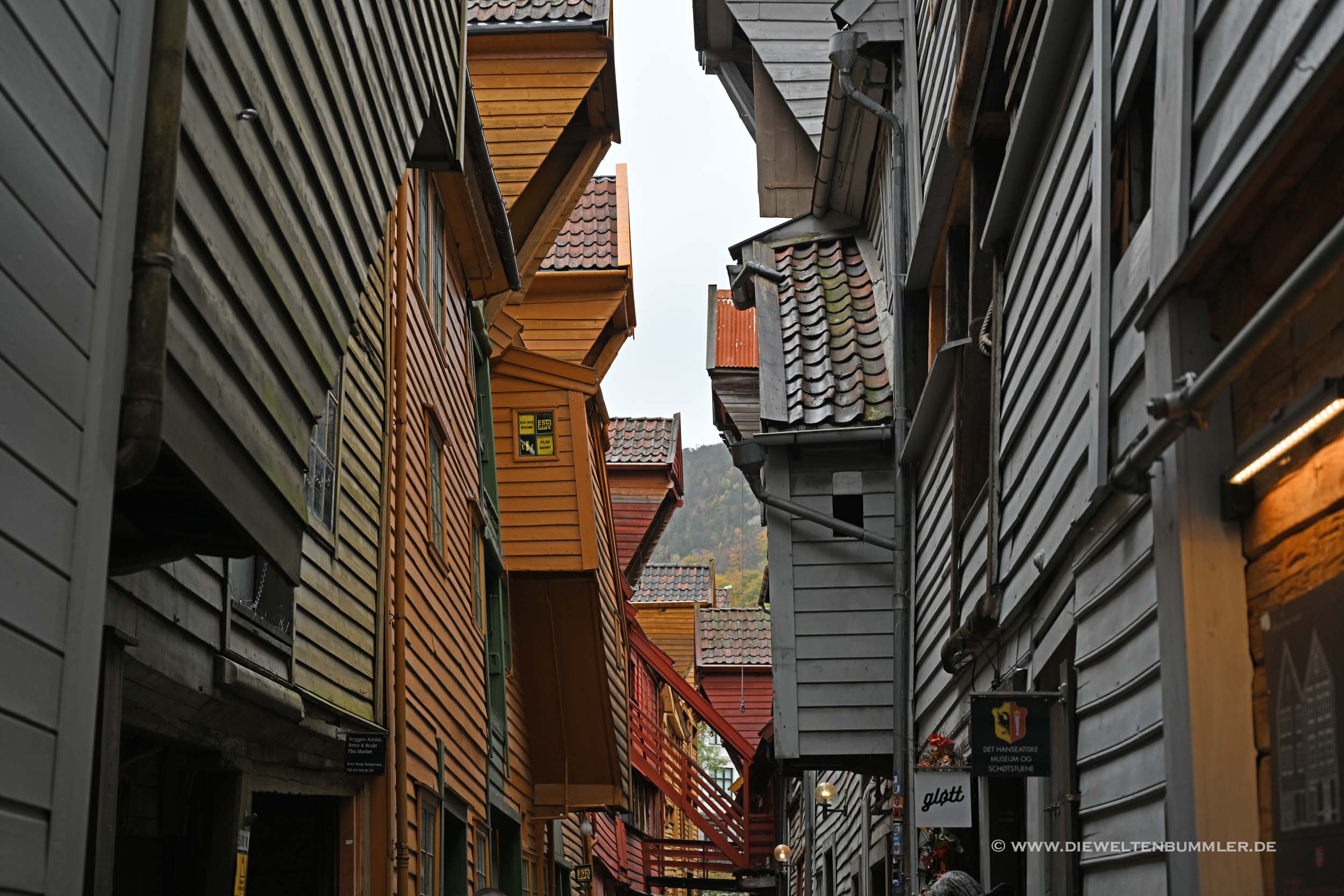 Holzhäuser von Bryggen Holzhäuser von Bryggen