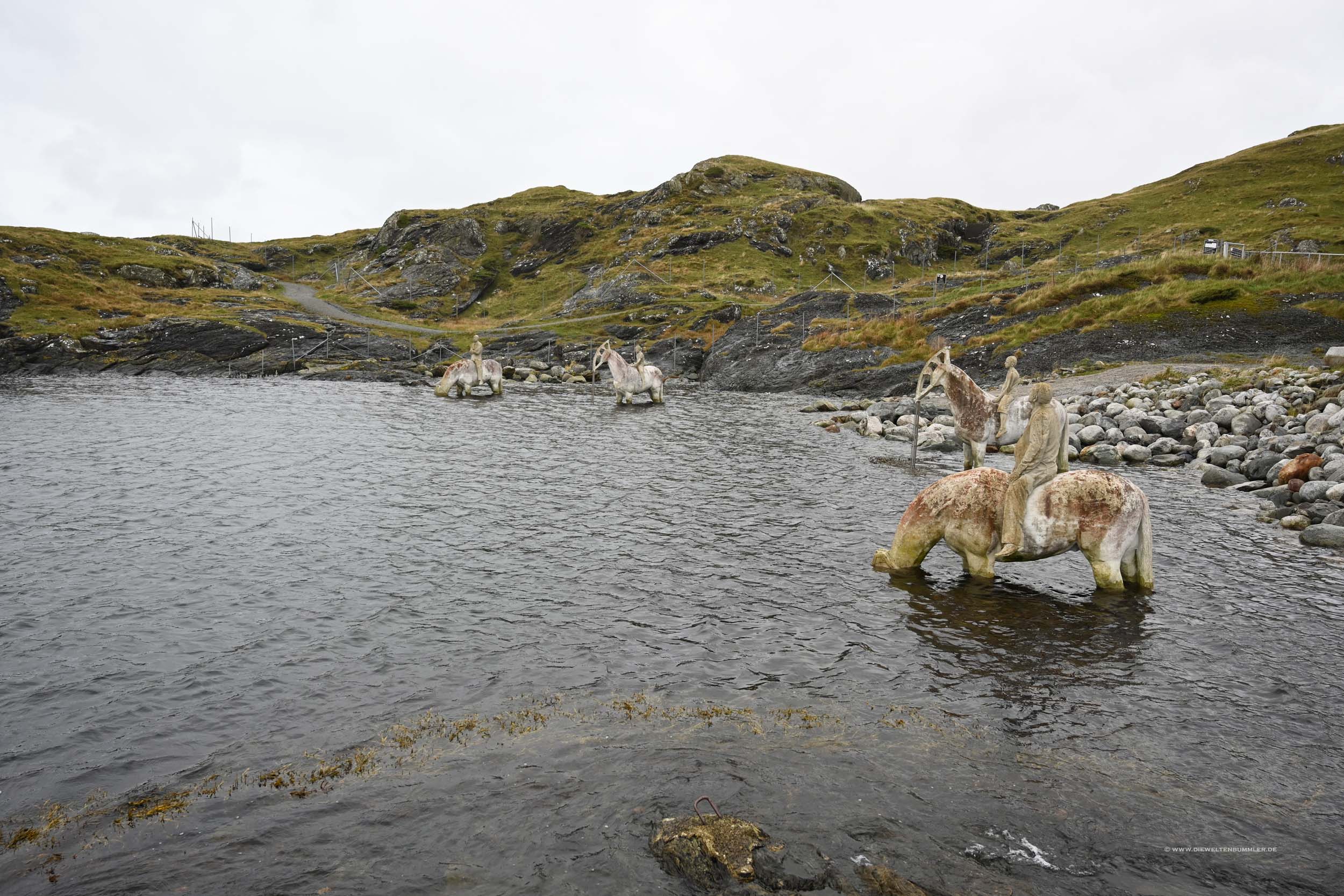 Kunstinstallation in der Bucht Kunstinstallation in der Bucht