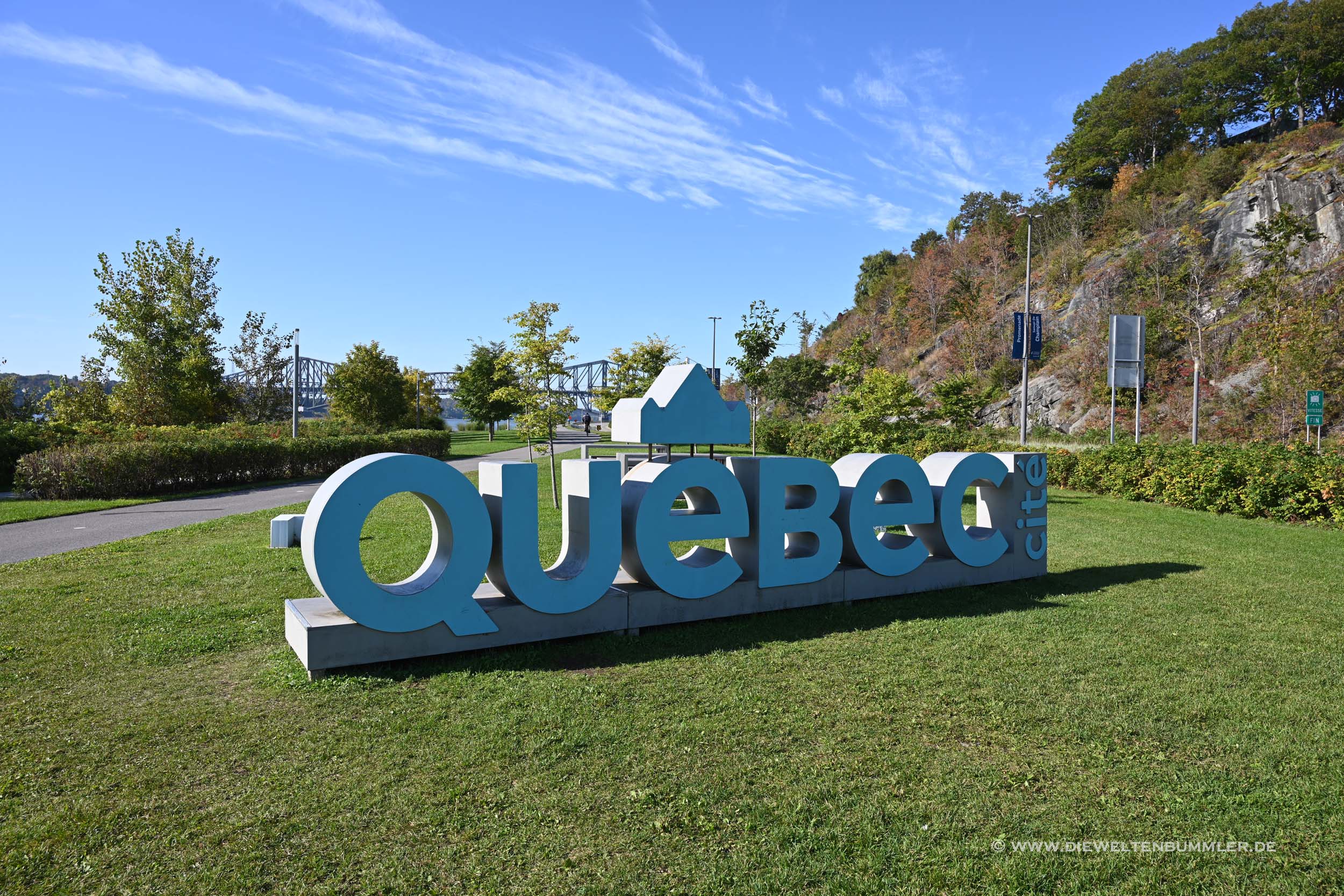 Schriftzug in Kanada