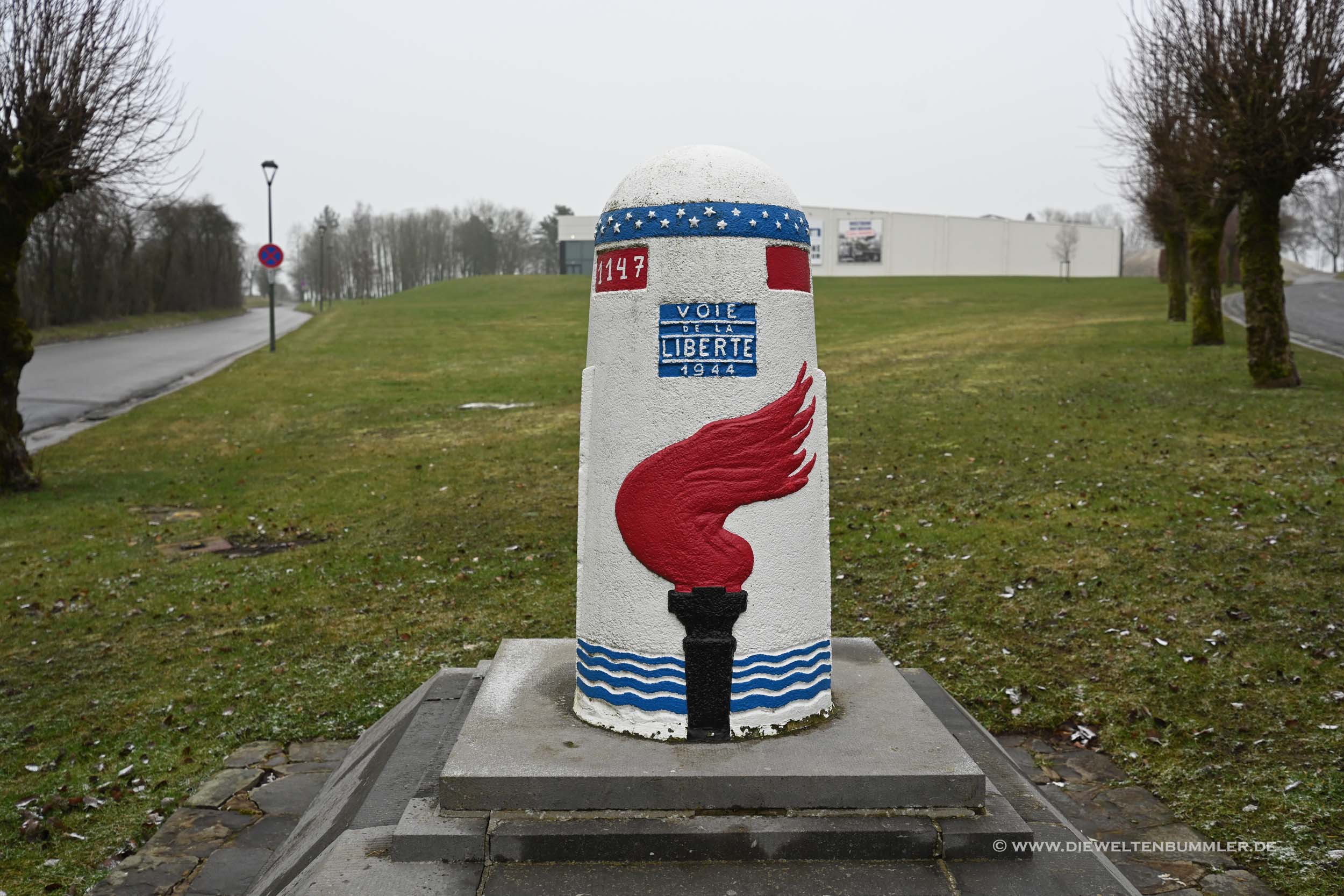 Kilometer 1147 vom Voie de la Liberté Kilometer 1147 vom Voie de la Liberté