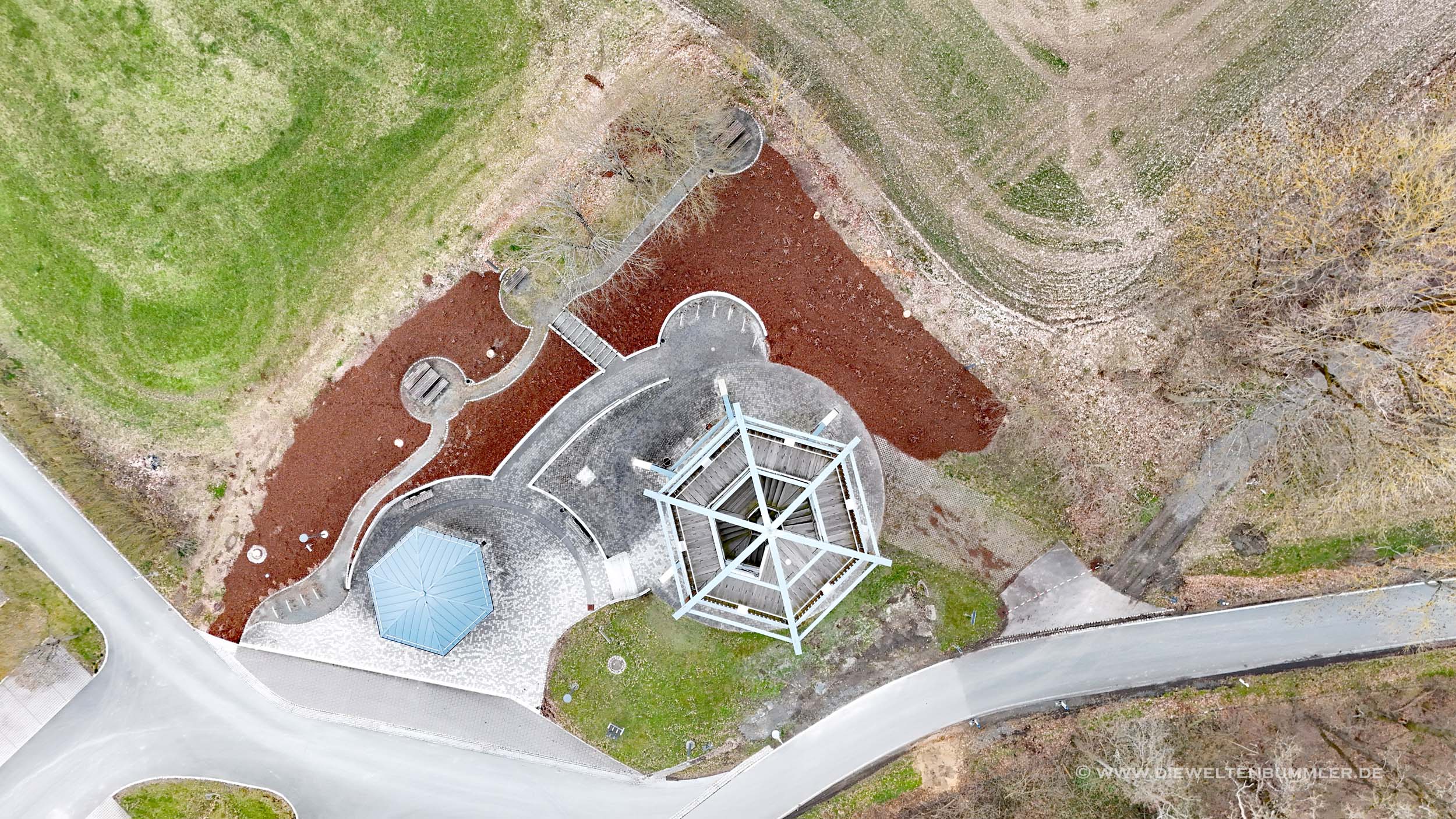 Aussichtsturm von oben Aussichtsturm von oben