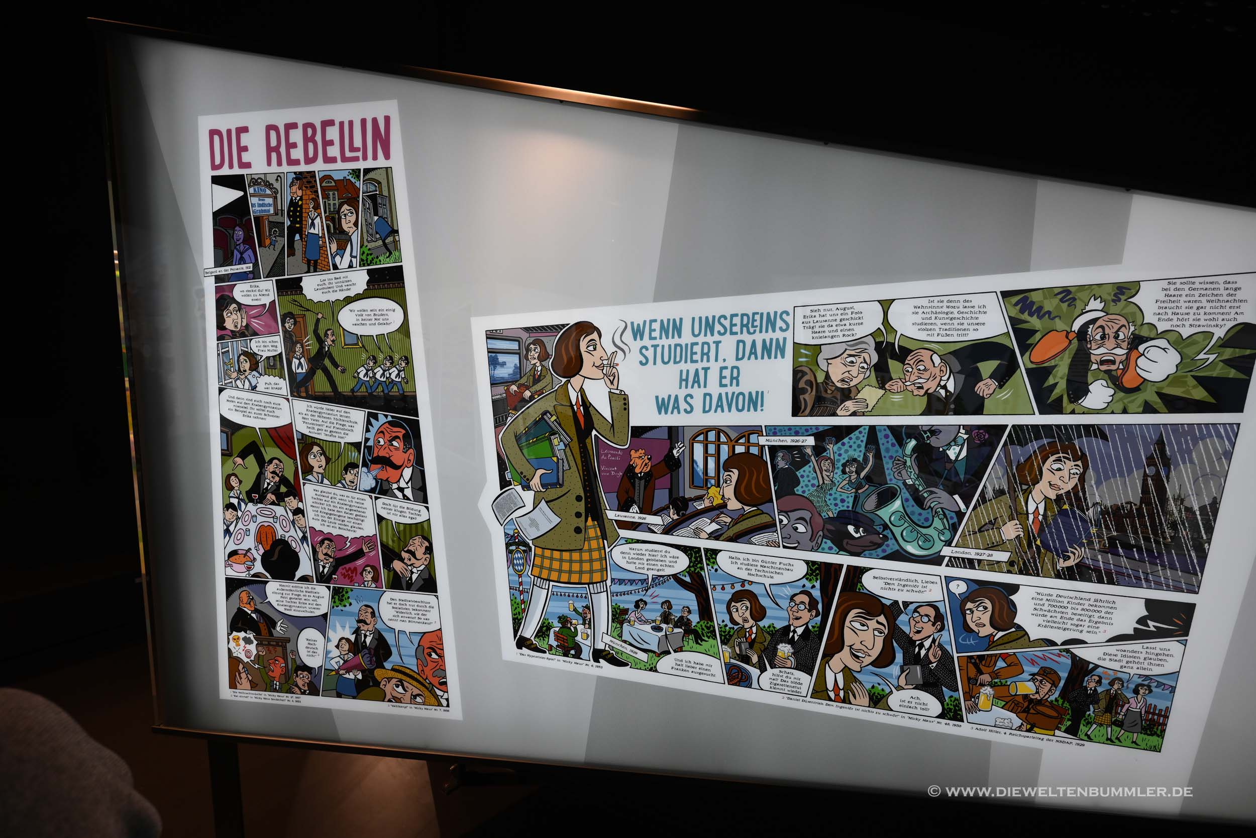 Comic über Erika Fuchs